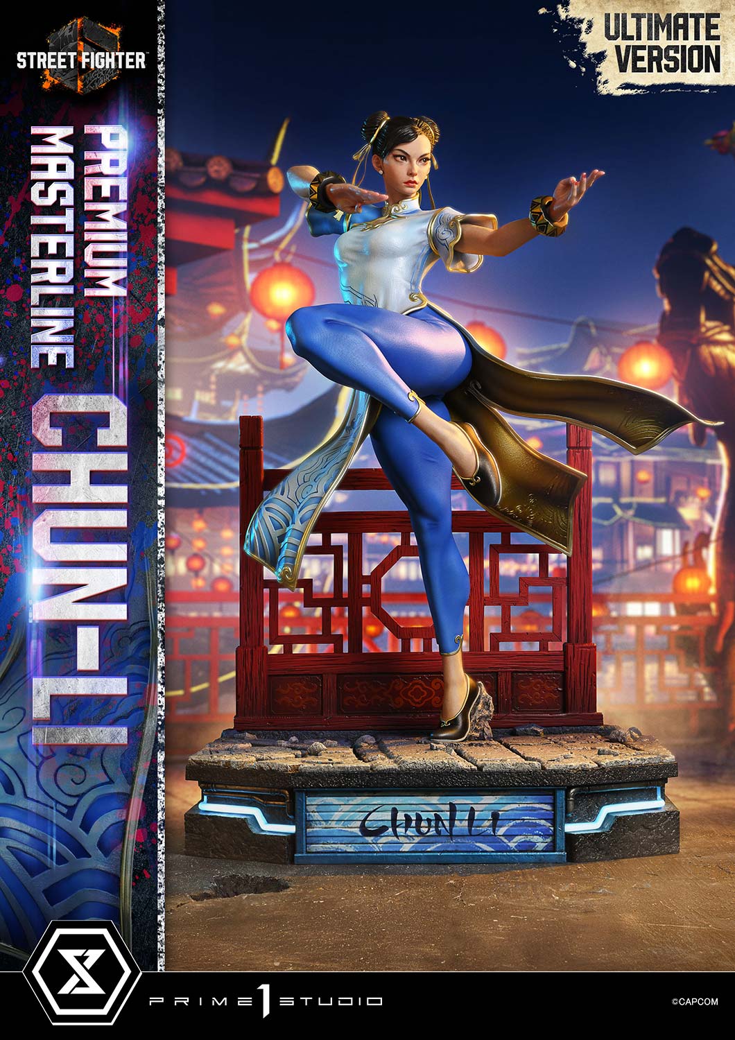 Street Fighter 6 Premium Masterline Chun-Li (Ultimate Ver.) 1/4 Scale Statue Gallery Image 6