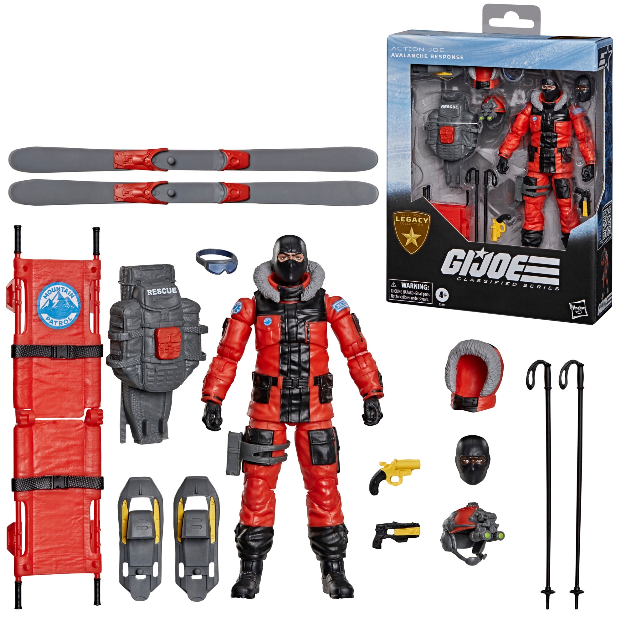 G.I. Joe Classified Series Legacy Collection Action Joe (Avalanche Response) Action Figure Gallery Image 6