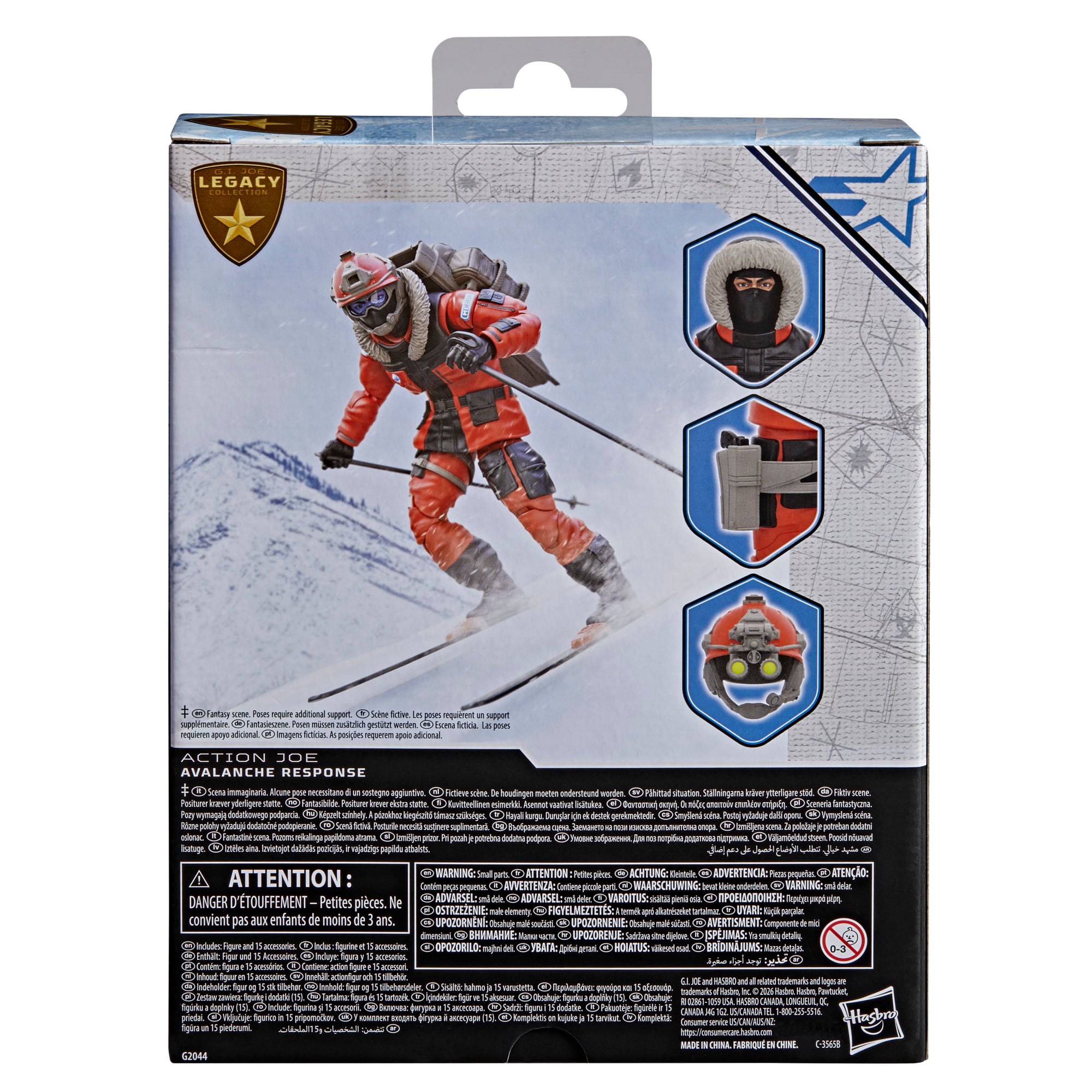 G.I. Joe Classified Series Legacy Collection Action Joe (Avalanche Response) Action Figure Gallery Image 8