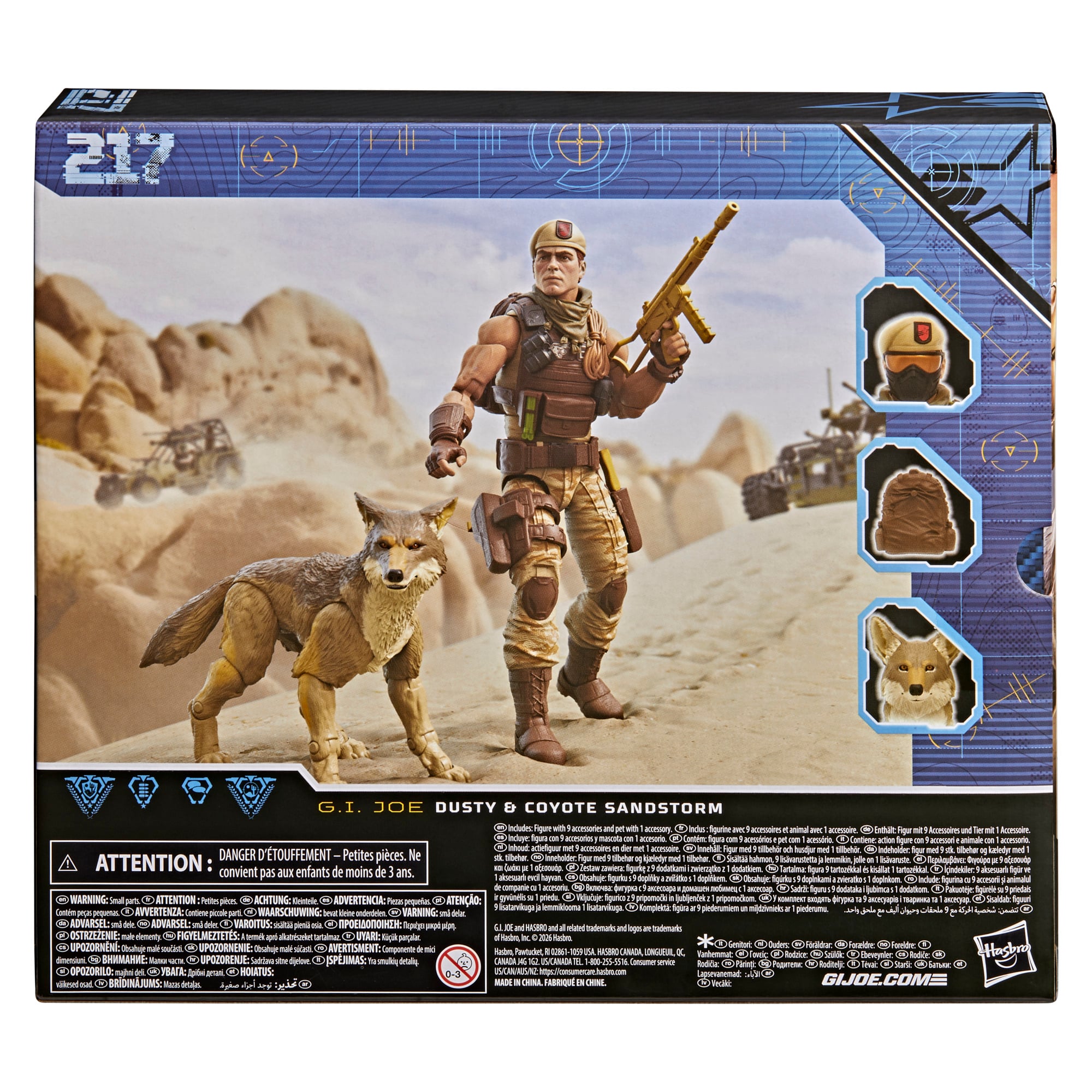 G.I. Joe Classified Series #217 Dusty & Coyote Sandstorm Action Figure Set Gallery Image 17