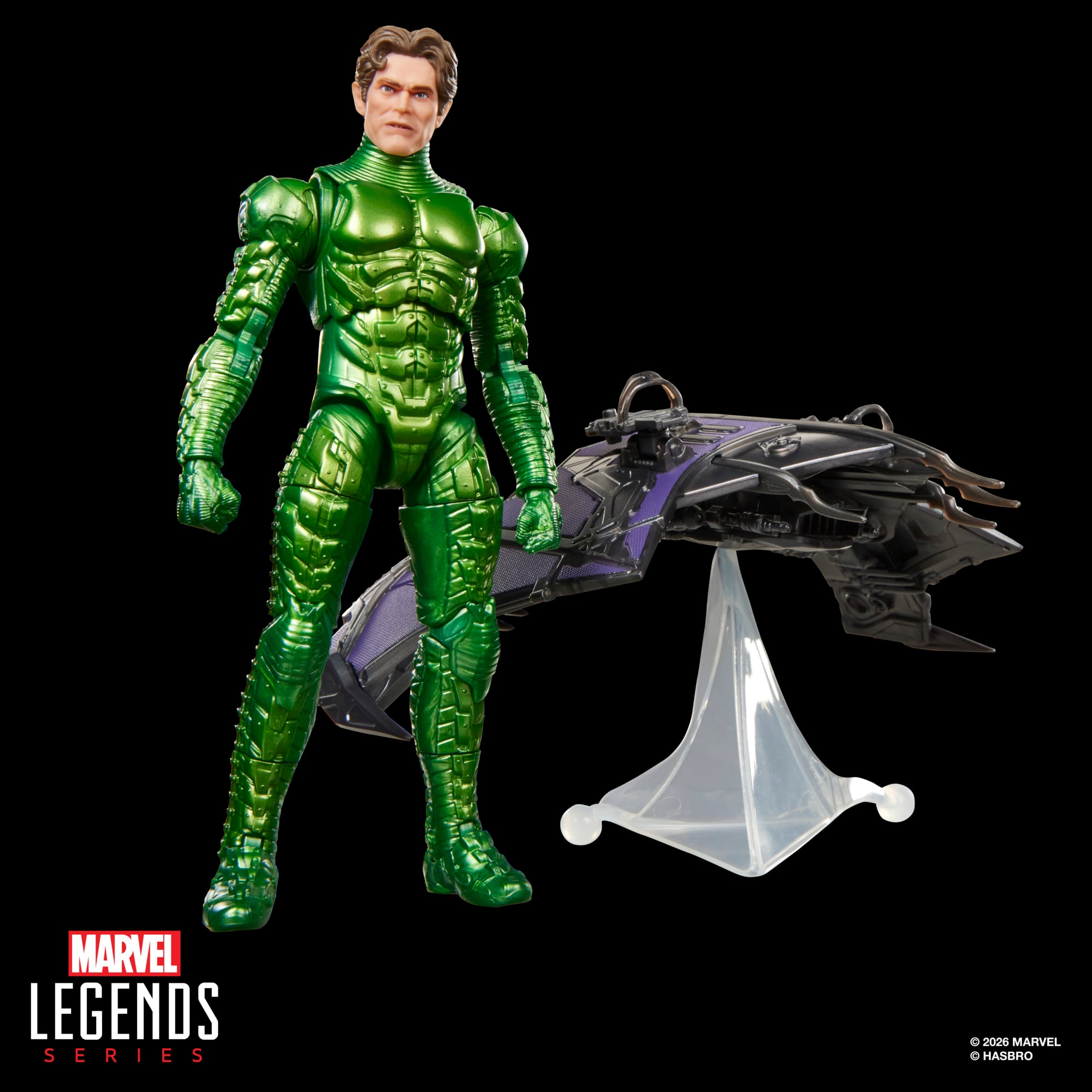 Spider-Man: No Way Home Marvel Legends Green Goblin Action Figure and Glider Set Gallery Image 8
