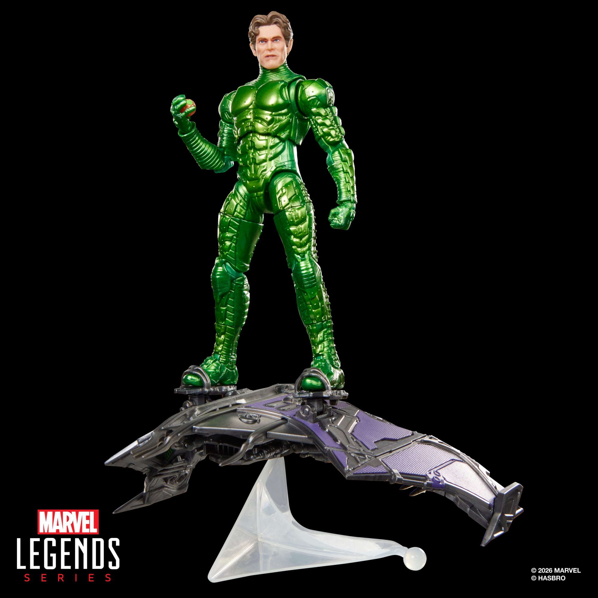 Spider-Man: No Way Home Marvel Legends Green Goblin Action Figure and Glider Set Gallery Image 7