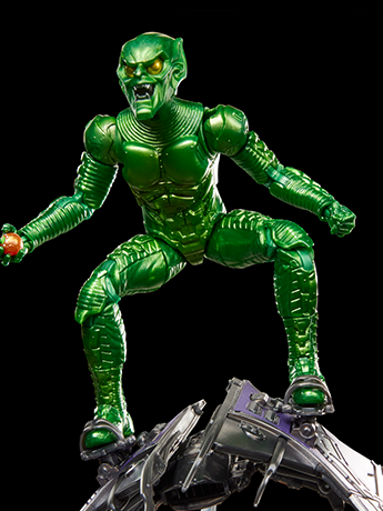 Image of Spider-Man: No Way Home Marvel Legends Green Goblin Action Figure and Glider Set