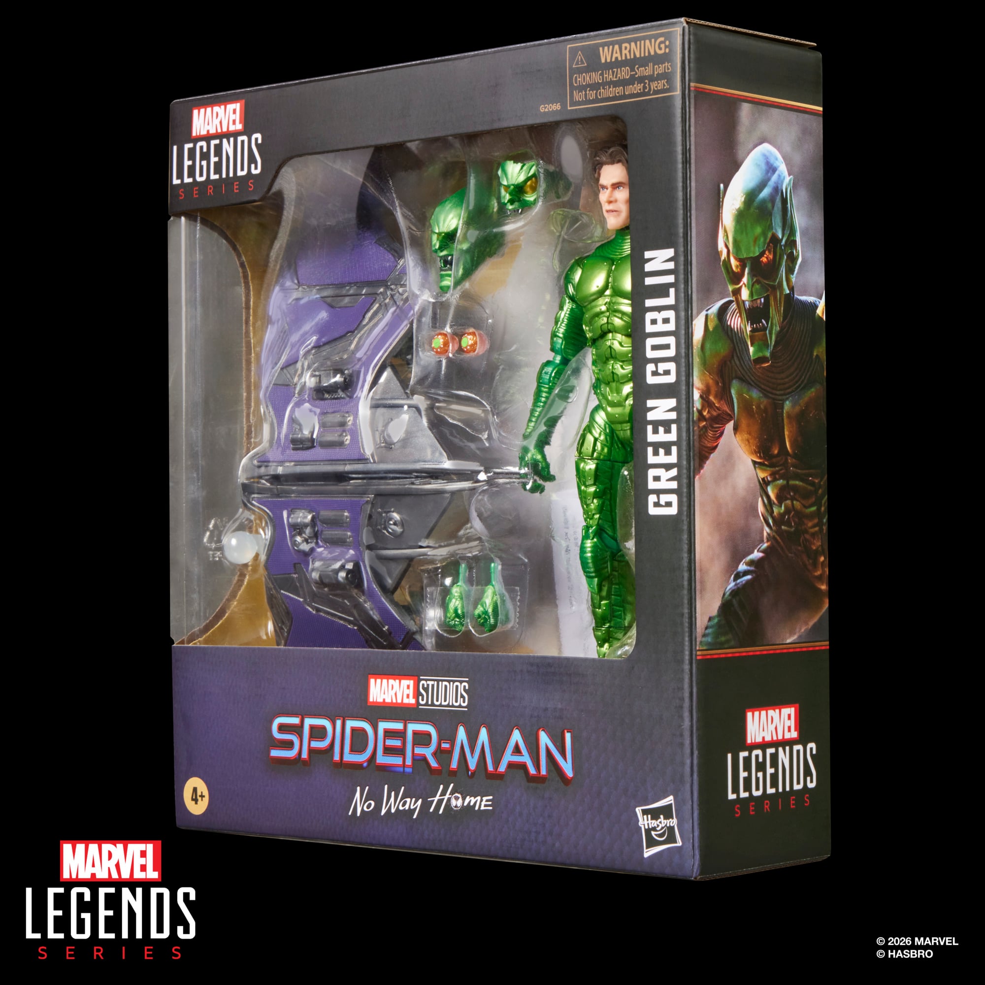 Spider-Man: No Way Home Marvel Legends Green Goblin Action Figure and Glider Set Gallery Image 16