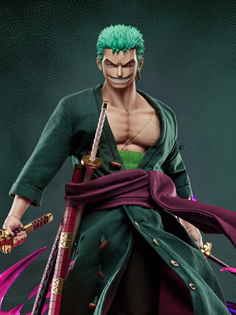 One Piece Pixel Poses Roronoa Zoro (Deluxe Ver.) 1/6 Scale Action
