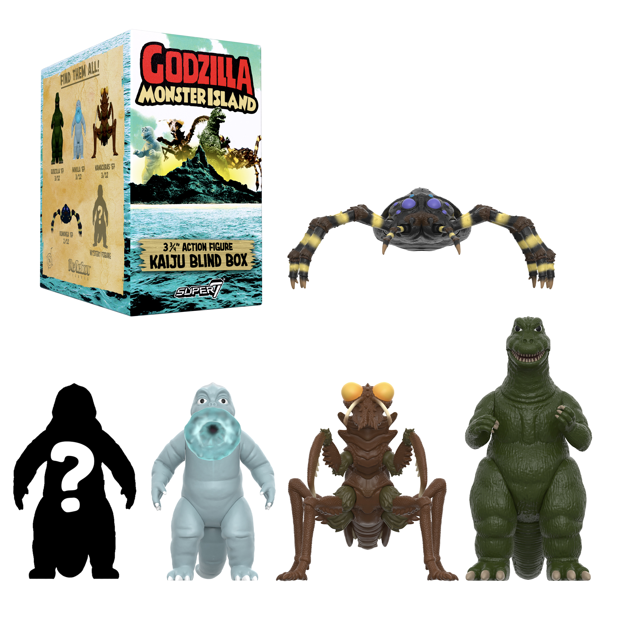 Toho ReAction Blind Box Wave 13 Godzilla Monster Island Random Figure