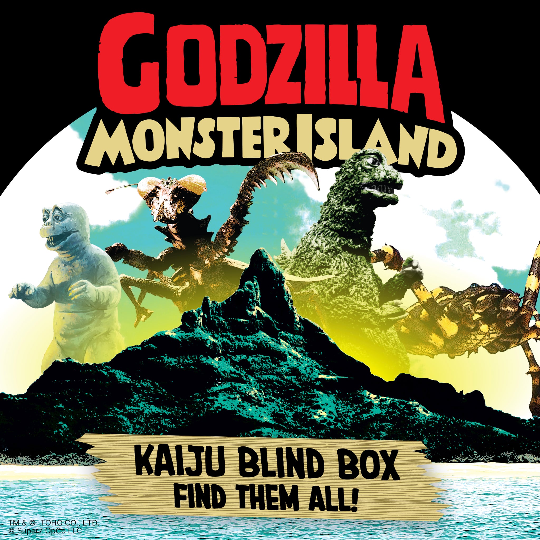 Toho ReAction Blind Box Wave 13 Godzilla Monster Island Random Figure