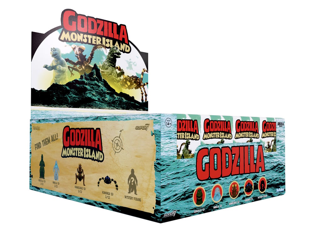 Toho ReAction Blind Box Wave 13 Godzilla Monster Island Box of 12