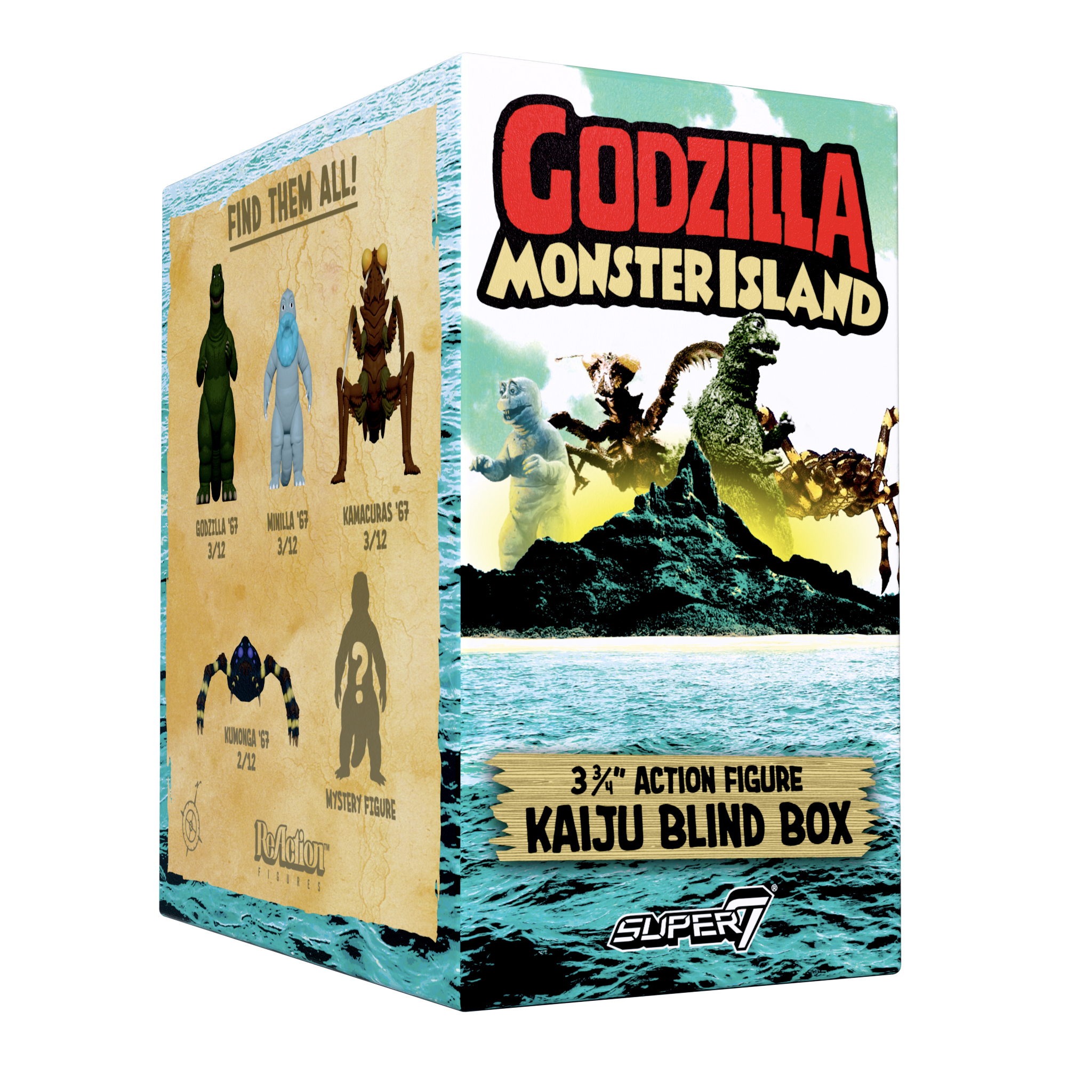 Toho ReAction Blind Box Wave 13 Godzilla Monster Island Box of 12 Random Figures Gallery Image 14