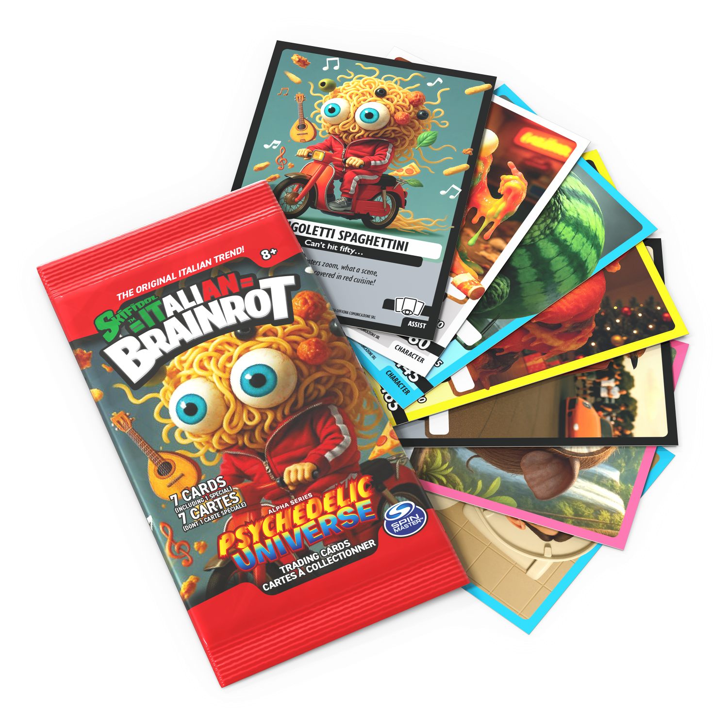 Skifidol Italian Brainrot Trading Card Game Psychedelic Universe 3