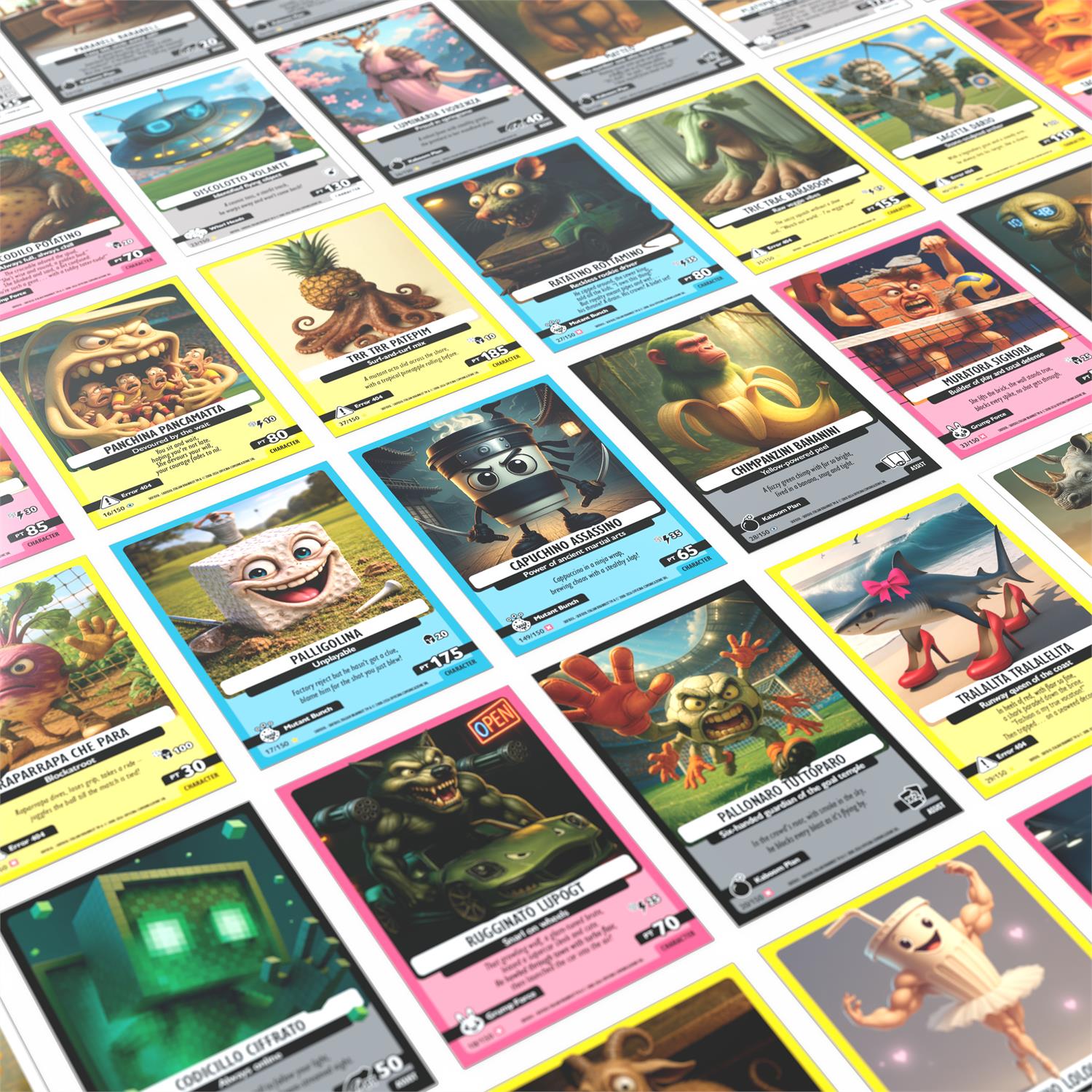Skifidol Italian Brainrot Trading Card Game Psychedelic Universe