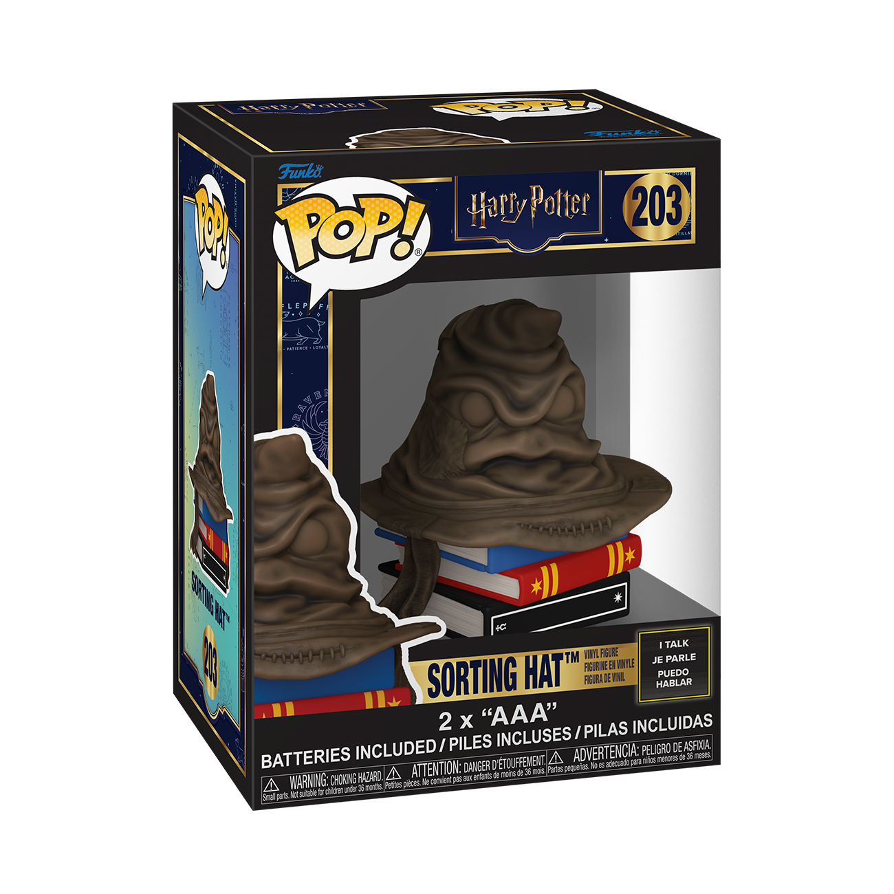 Harry Potter Pop! #203 Lights and Sounds Sorting Hat Gallery Image 3