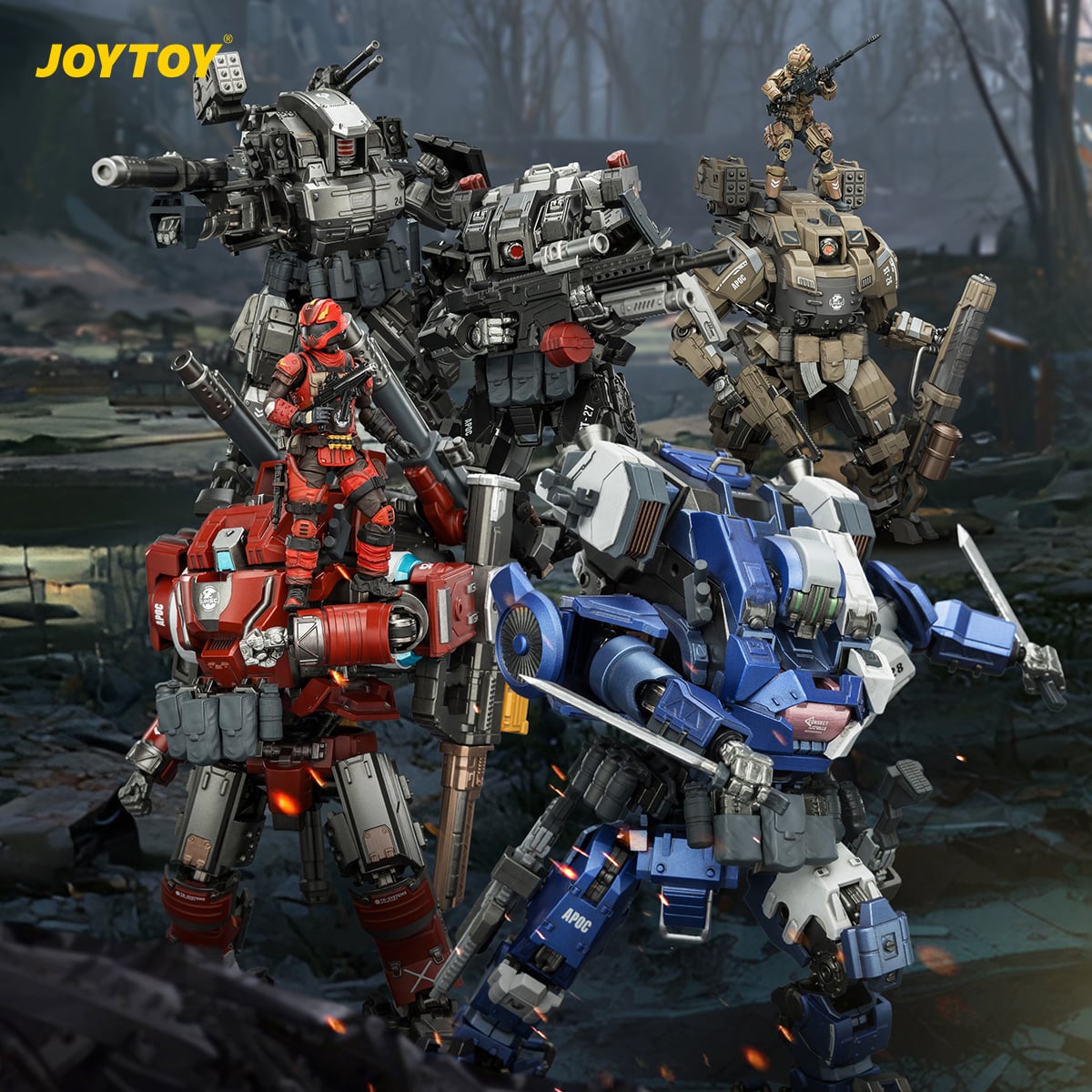 Dark Source APOC Series Cosmic Zenith Fire Support Mech 1/25 Scale