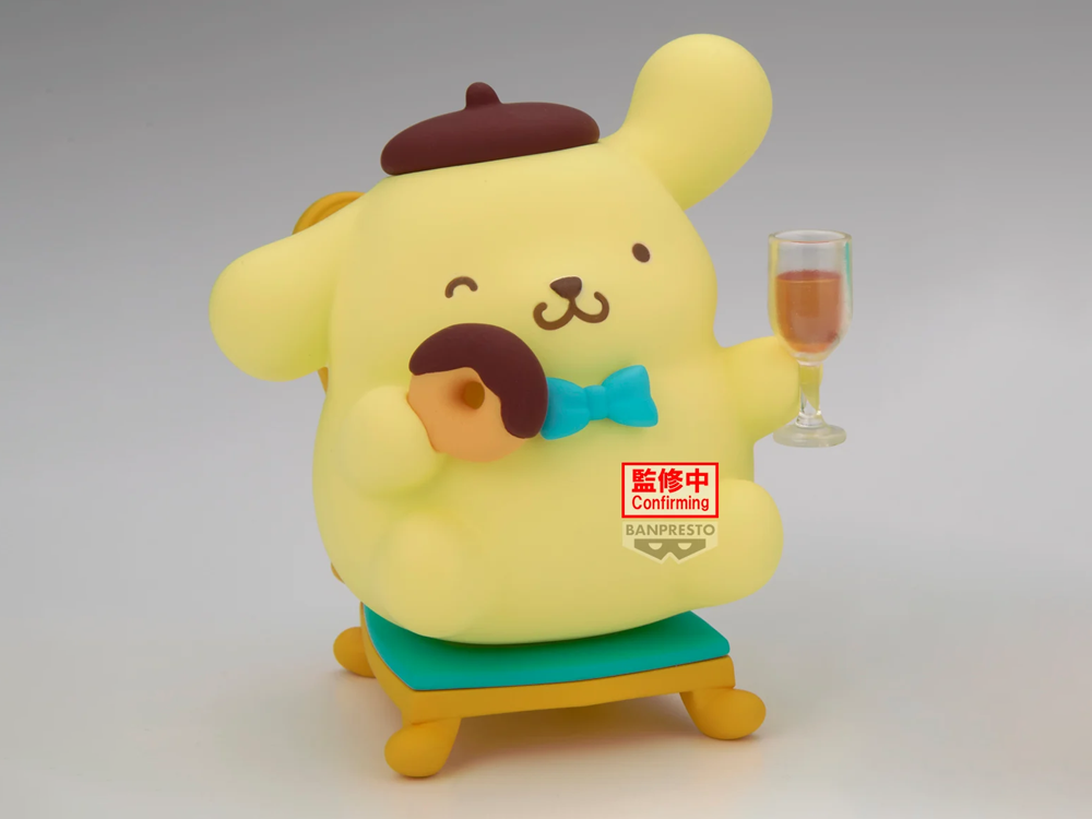 Sanrio Nakayoshi Memories Tea Party Pompompurin Figure Gallery Image 1