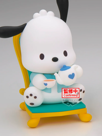 Sanrio Nakayoshi Memories Tea Party Pochacco Figure