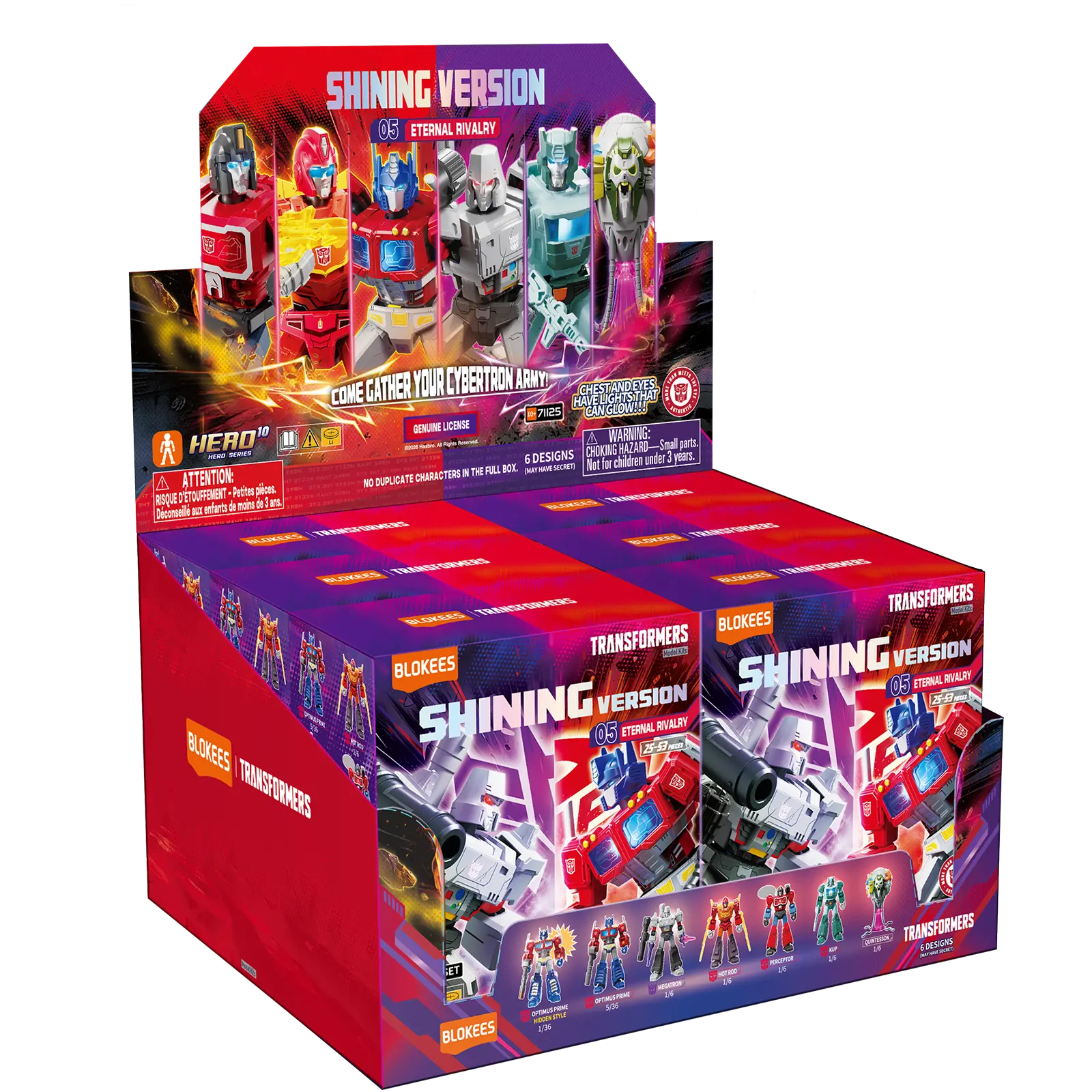 Transformers Shining Version Vol.5 Eternal Rivalry Box of 6 Random Model Kits Gallery Image 11