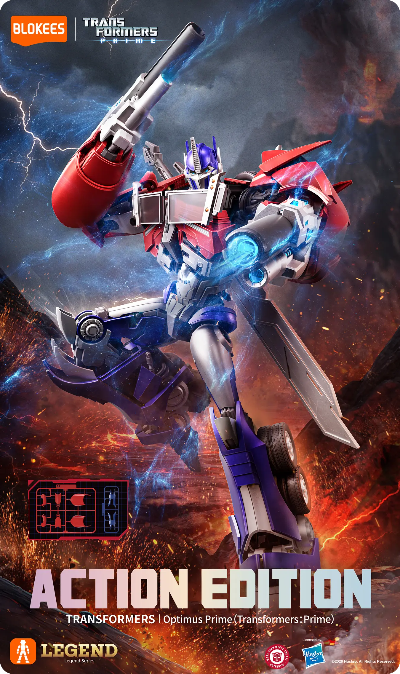 Transformers: Prime Action Edition 06 Optimus Prime Model Kit Gallery Image 3