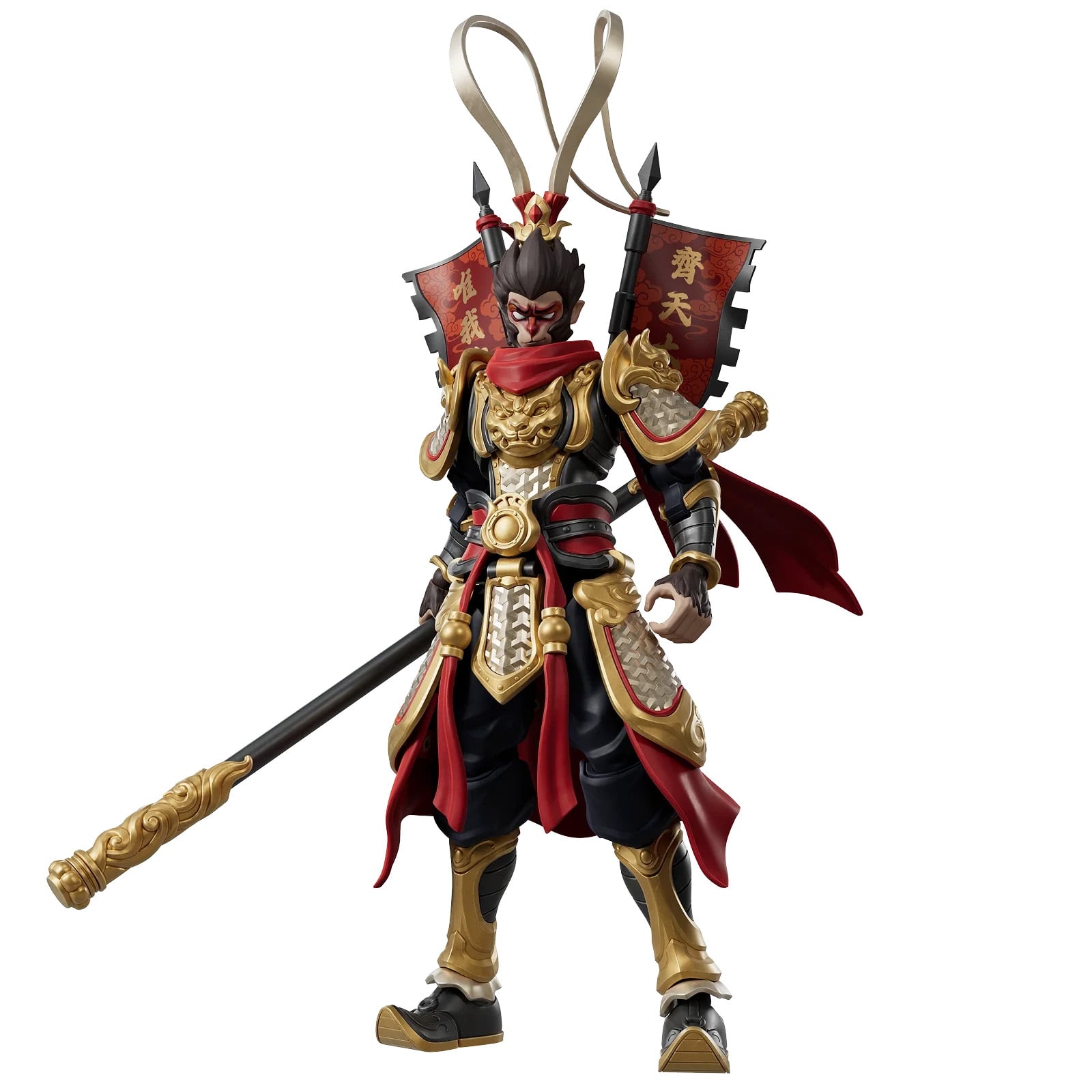 Journey to the West Herospire Champion Class CC01 Sun Wukong (Mythical Aspect Ver.) Model Kit Gallery Image 6