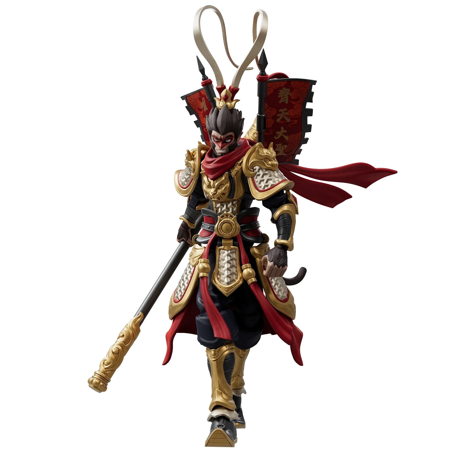 Journey to the West Herospire Champion Class CC01 Sun Wukong (Mythical Aspect Ver.) Model Kit Gallery Image 10