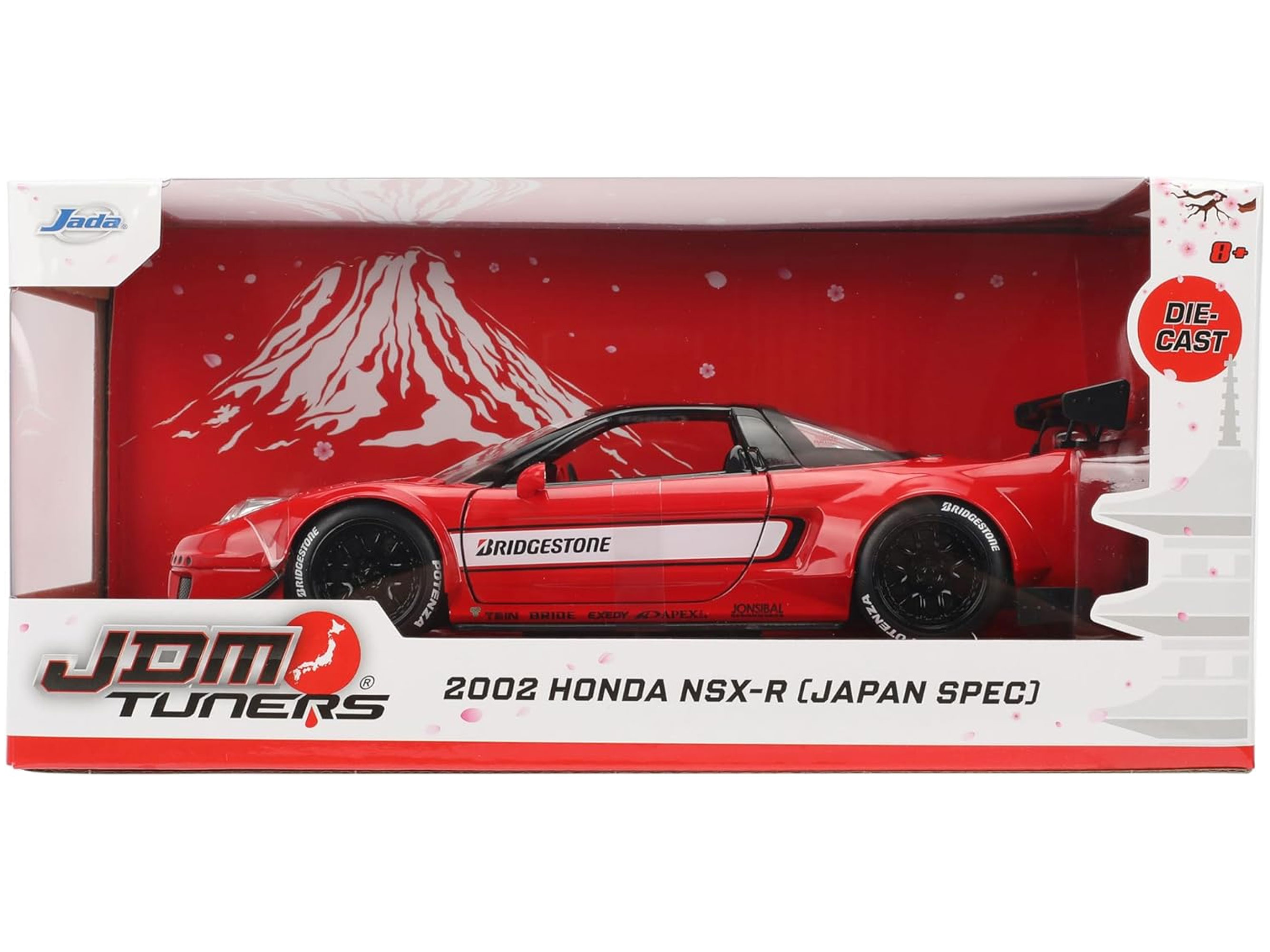 Japan's Domestic Market 2002 Honda NSX-R Bridgestone 1/24 Scale