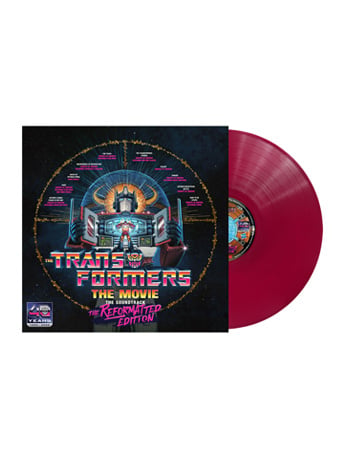 The Transformers: The Movie The Soundtrack (The Reformatted Edition) BBTS Exclusive Hot Rod Red Vinyl LP Gallery Image 2