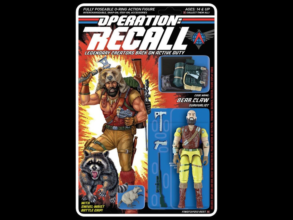 Operation: Recall Wave 2 Bear Claw & Wilson Action Figure Gallery Image 1