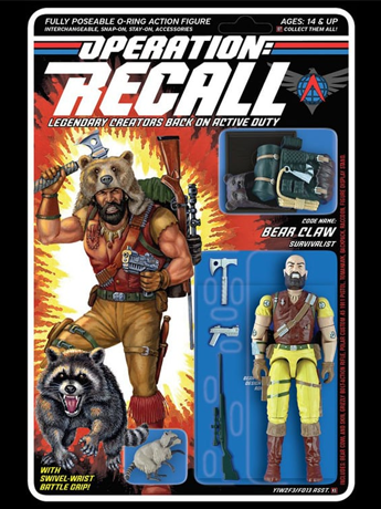 Image of Operation: Recall Wave 2 Bear Claw & Wilson Action Figure