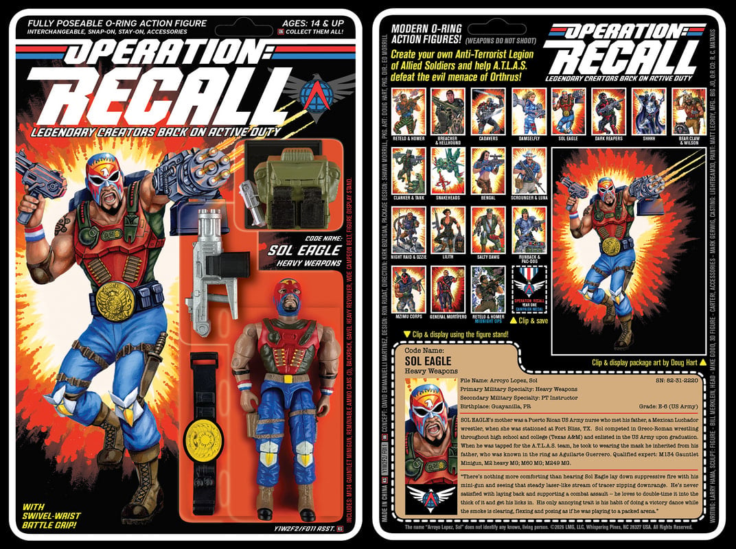 Operation: Recall Wave 2 Sol Eagle Action Figure Gallery Image 6