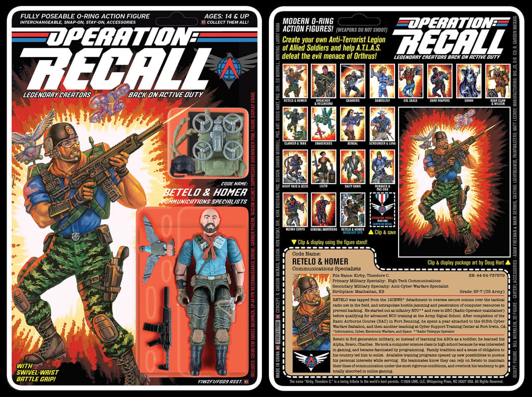 Operation: Recall Wave 2 Retelo & Homer Action Figure Gallery Image 6