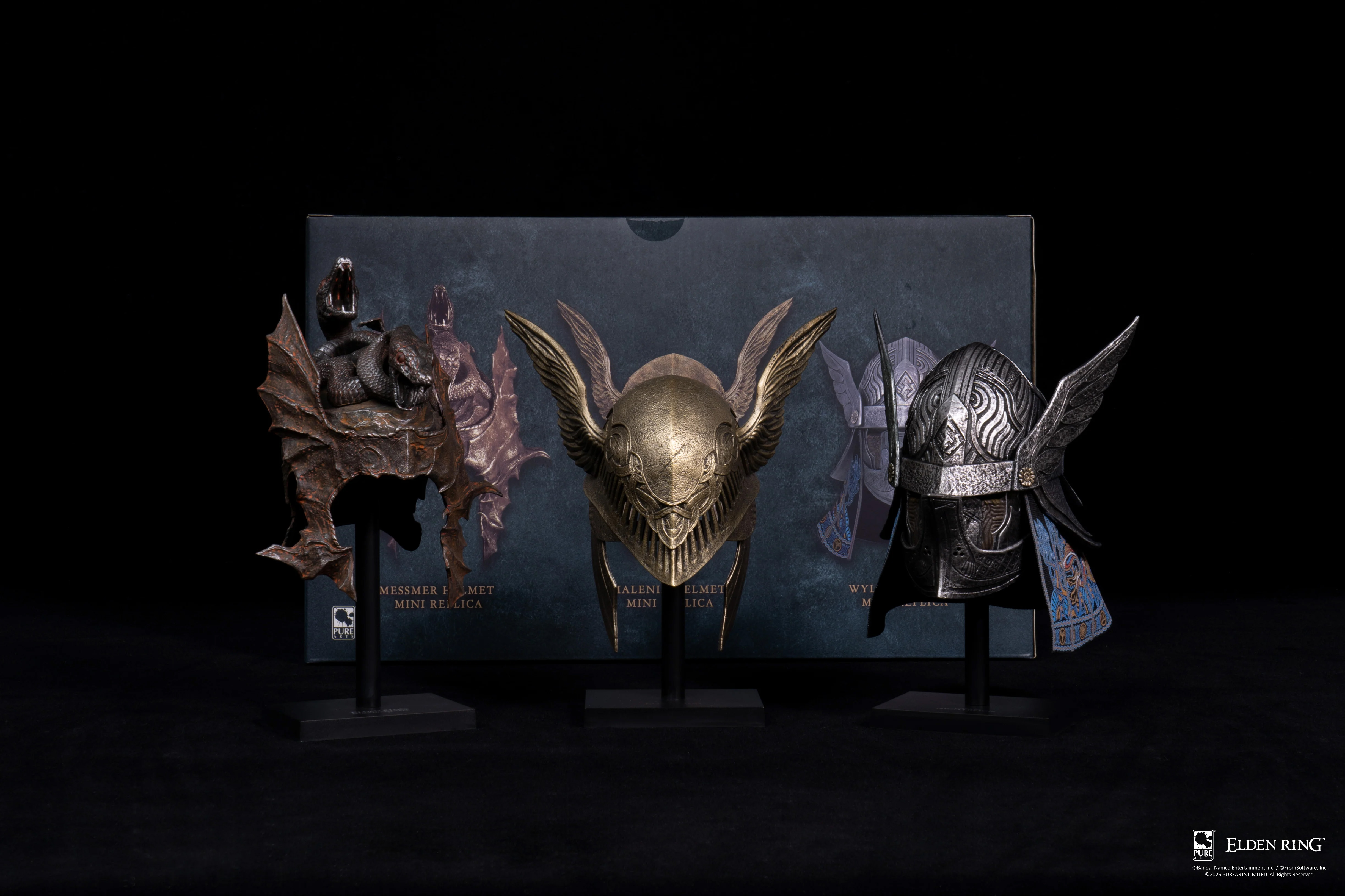 Elden Ring Trio Helmets 1/3 Scale Mini Replica Set