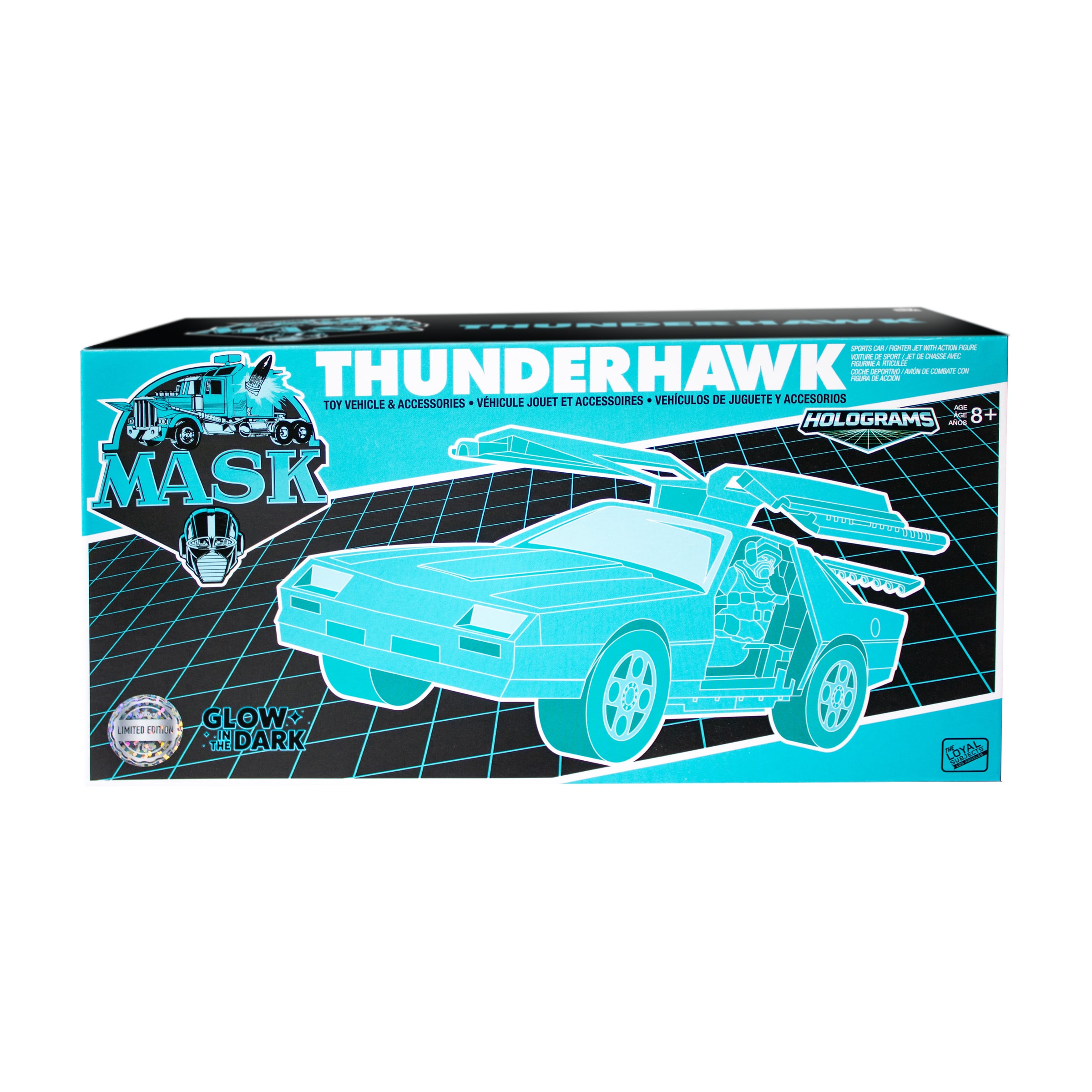 M.A.S.K. Thunderhawk with Matt Trakker (Hologram Edition) SDCC 2026 Exclusive Vehicle & Action Figure Set Gallery Image 9