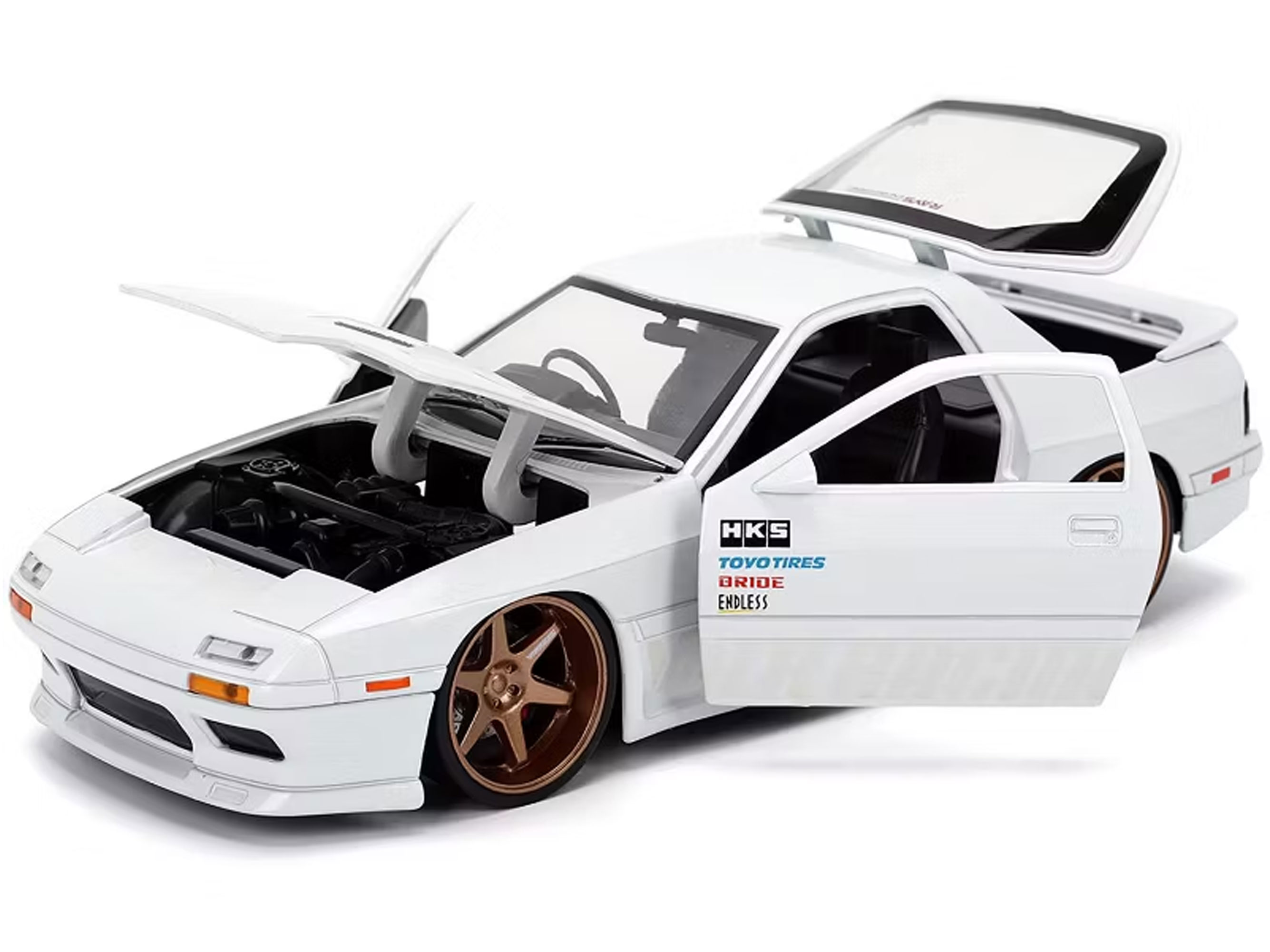 Japan's Domestic Market 1985 Mazda RX7 FC 1/24 Scale Die-Cast Model