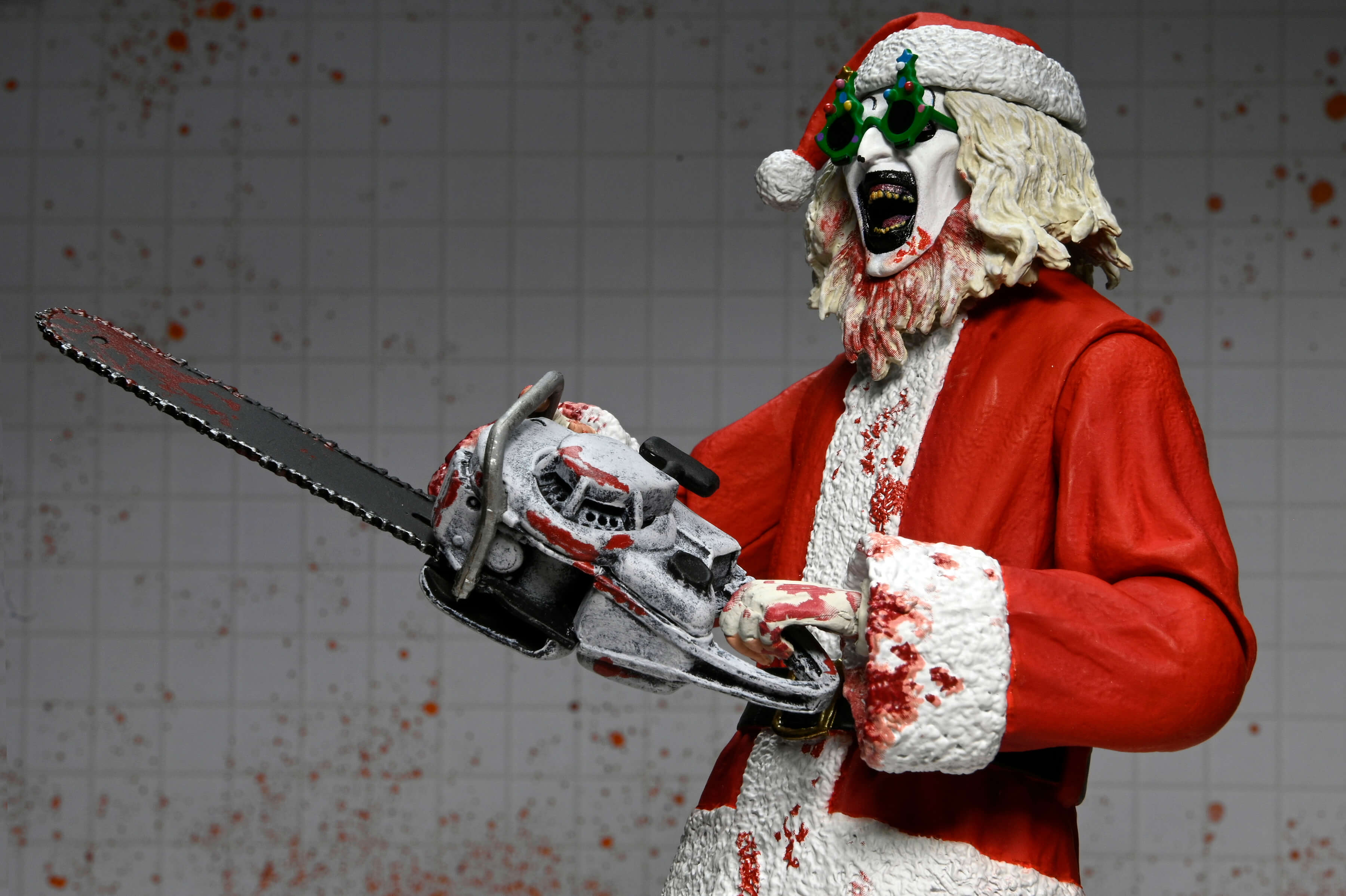 Terrifier 3 Ultimate Art the Clown (Bloody Santa Suit) Action Figure Gallery Image 17