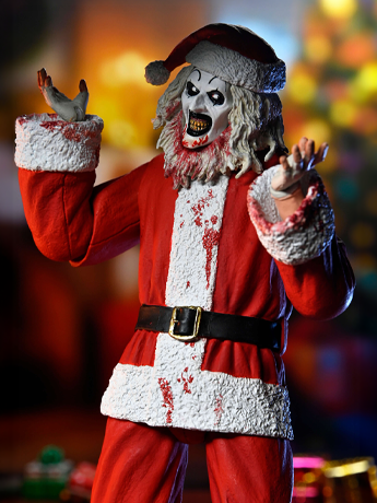 Terrifier 3 Ultimate Art the Clown (Bloody Santa Suit) Action Figure Gallery Image 2