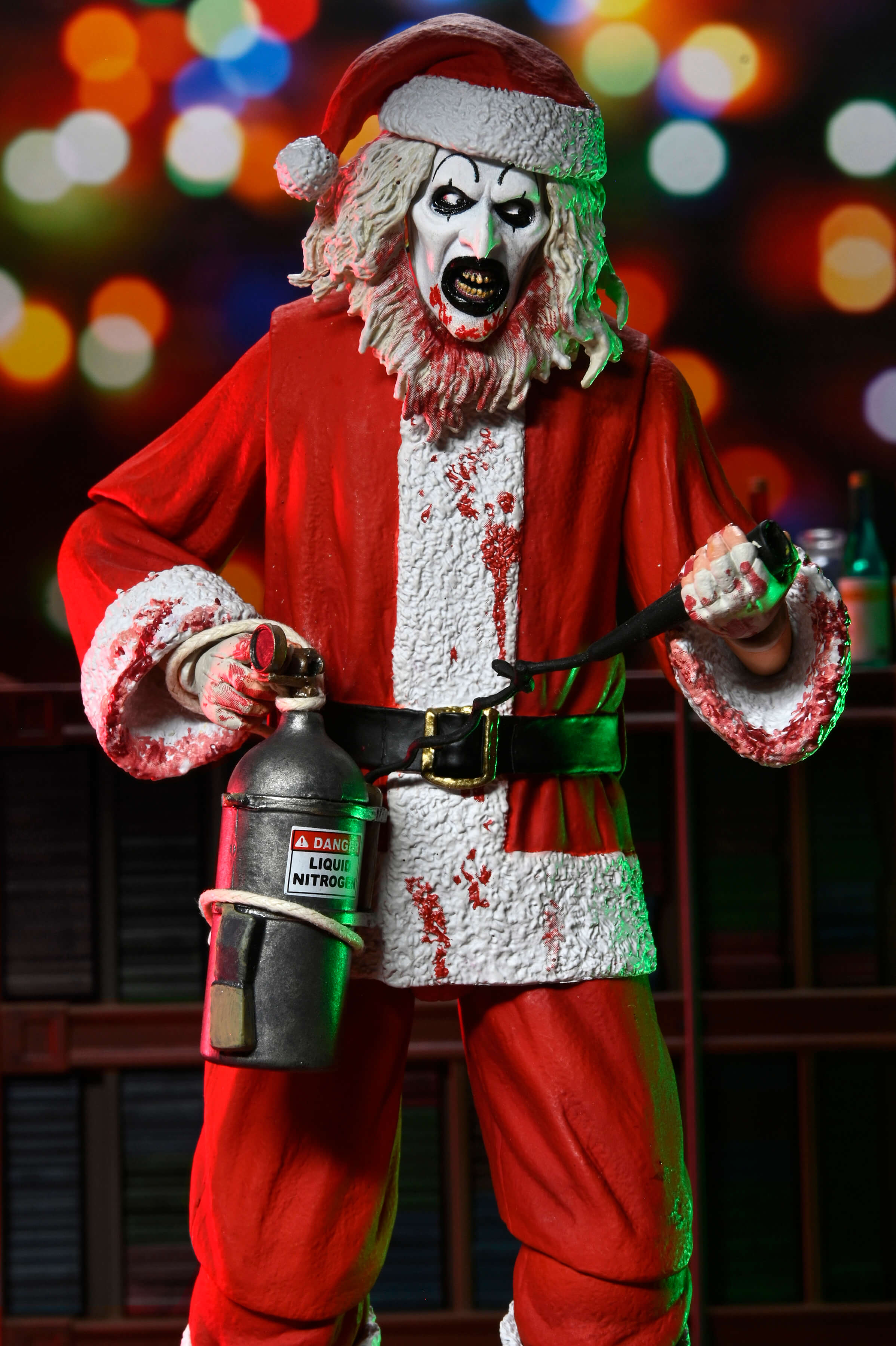 Terrifier 3 Ultimate Art the Clown (Bloody Santa Suit) Action Figure Gallery Image 8