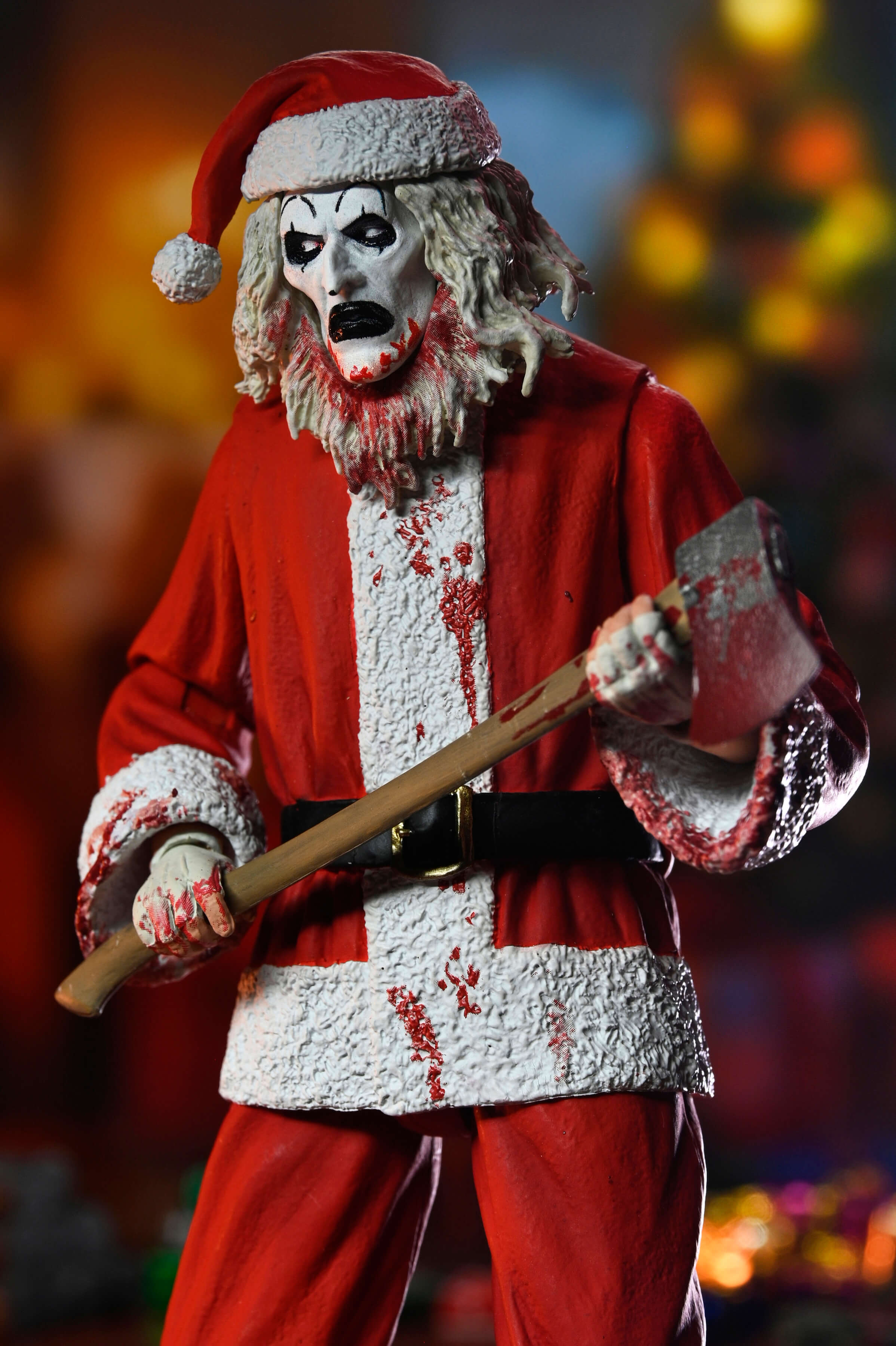 Terrifier 3 Ultimate Art the Clown (Bloody Santa Suit) Action Figure Gallery Image 6