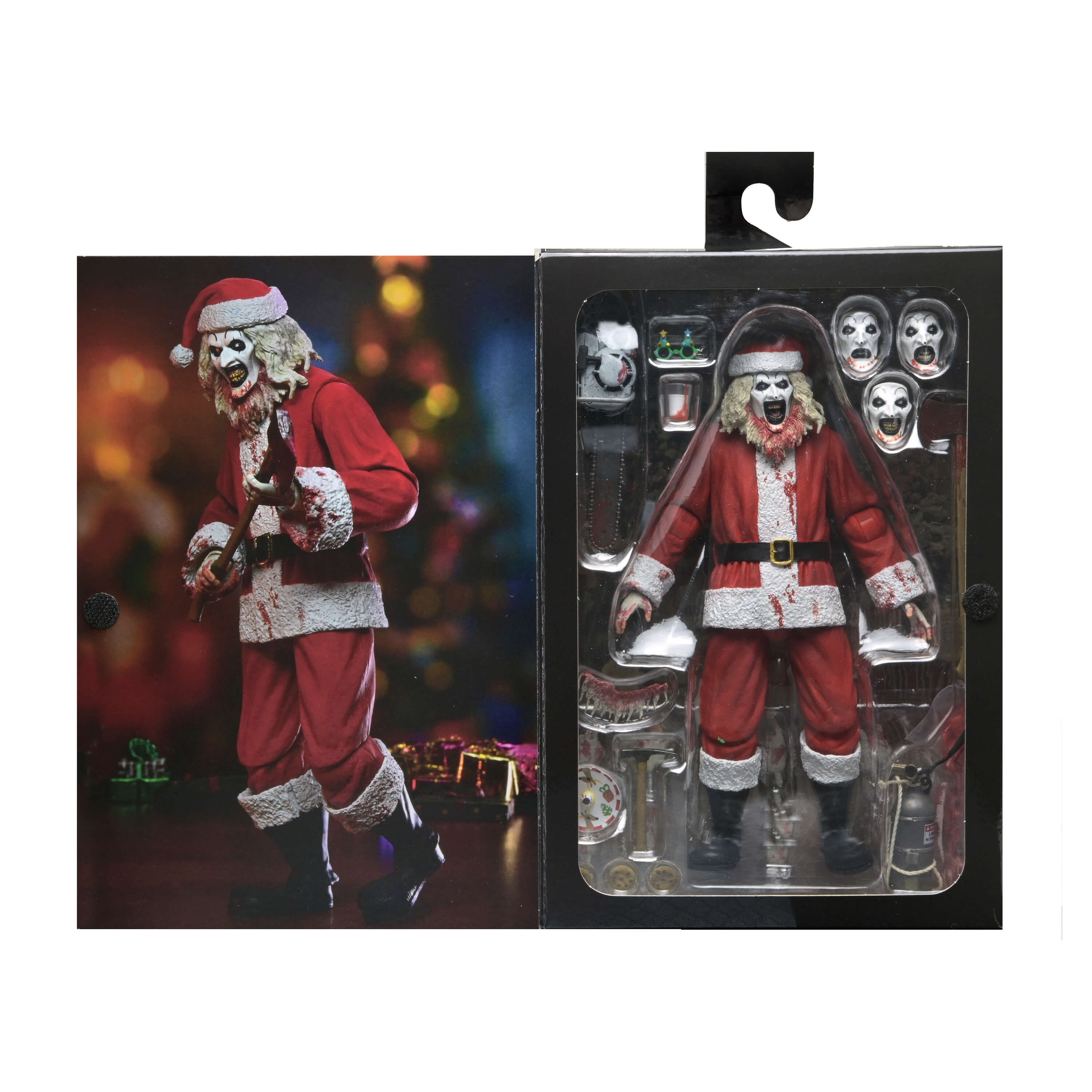 Terrifier 3 Ultimate Art the Clown (Bloody Santa Suit) Action Figure Gallery Image 21
