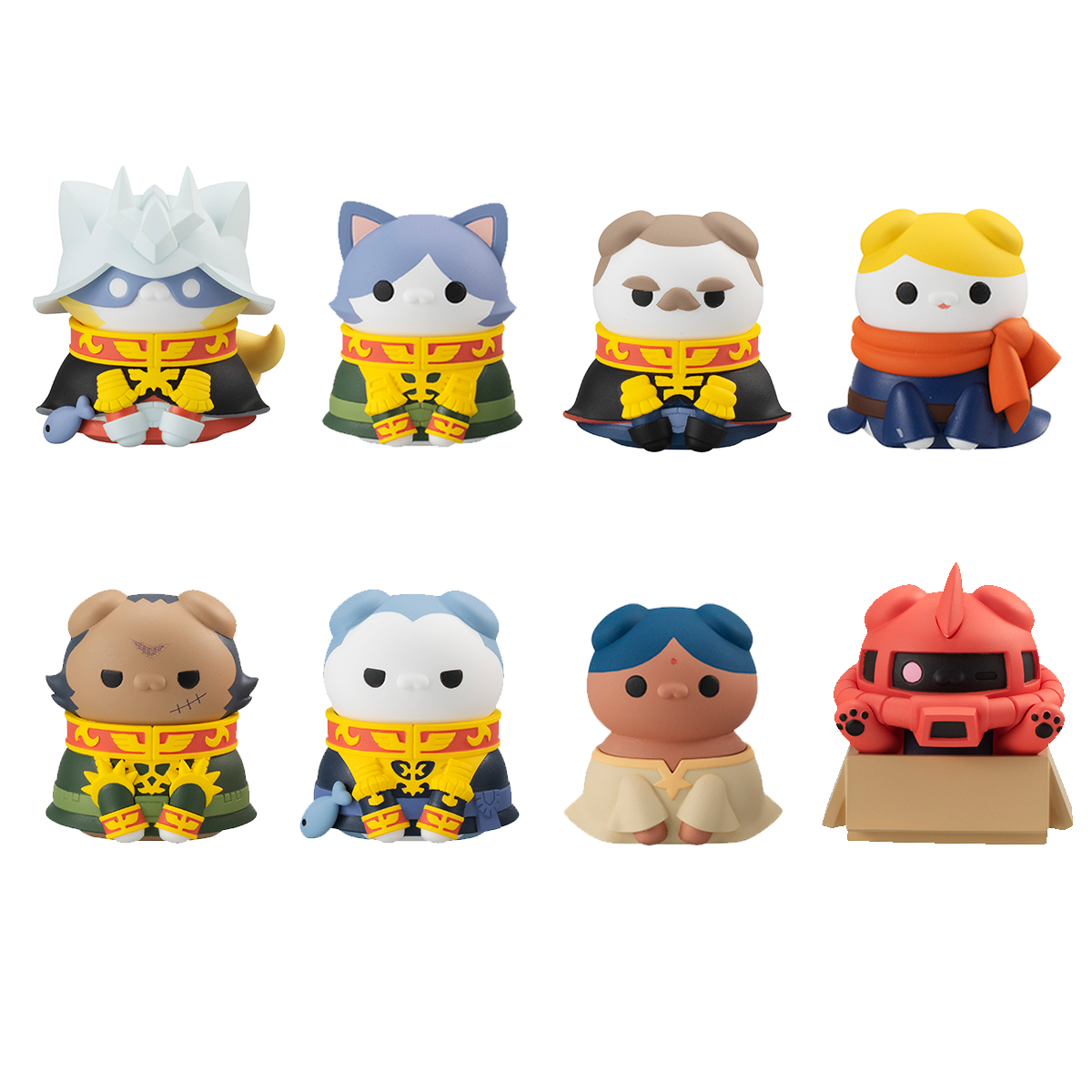 Mobile Suit Gundam Nyandam Mega Cat Project We are the Principality of Zeon! Box of 8 Random Figures (Reissue) Gallery Image 3