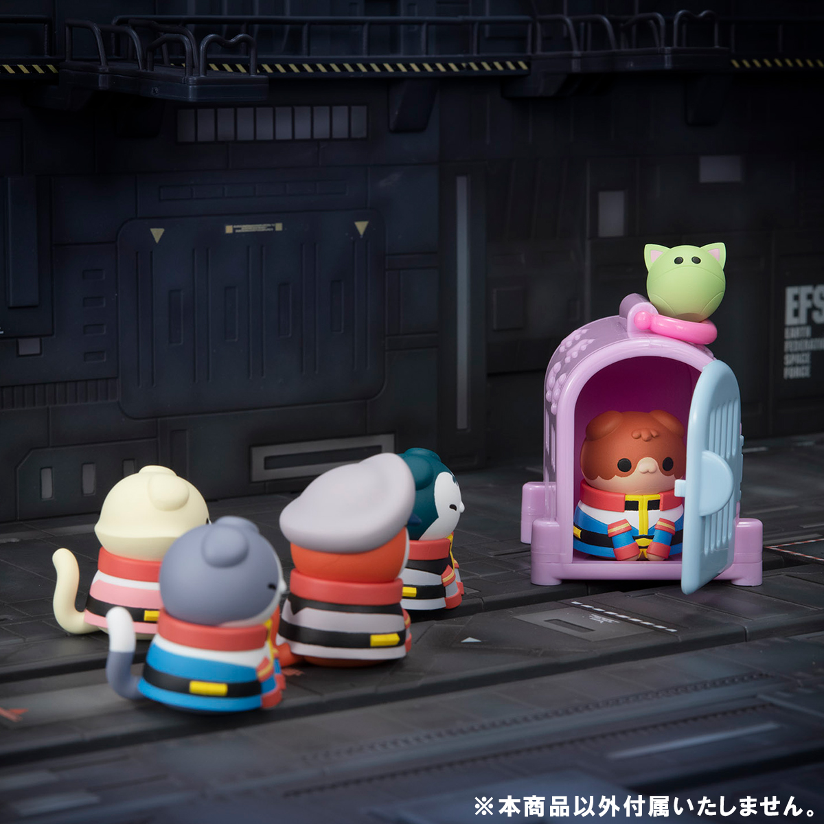 ネコパト　DAKIN9体セット Mobile Suit Gundam Nyandam Mega Cat Project We are the Earth