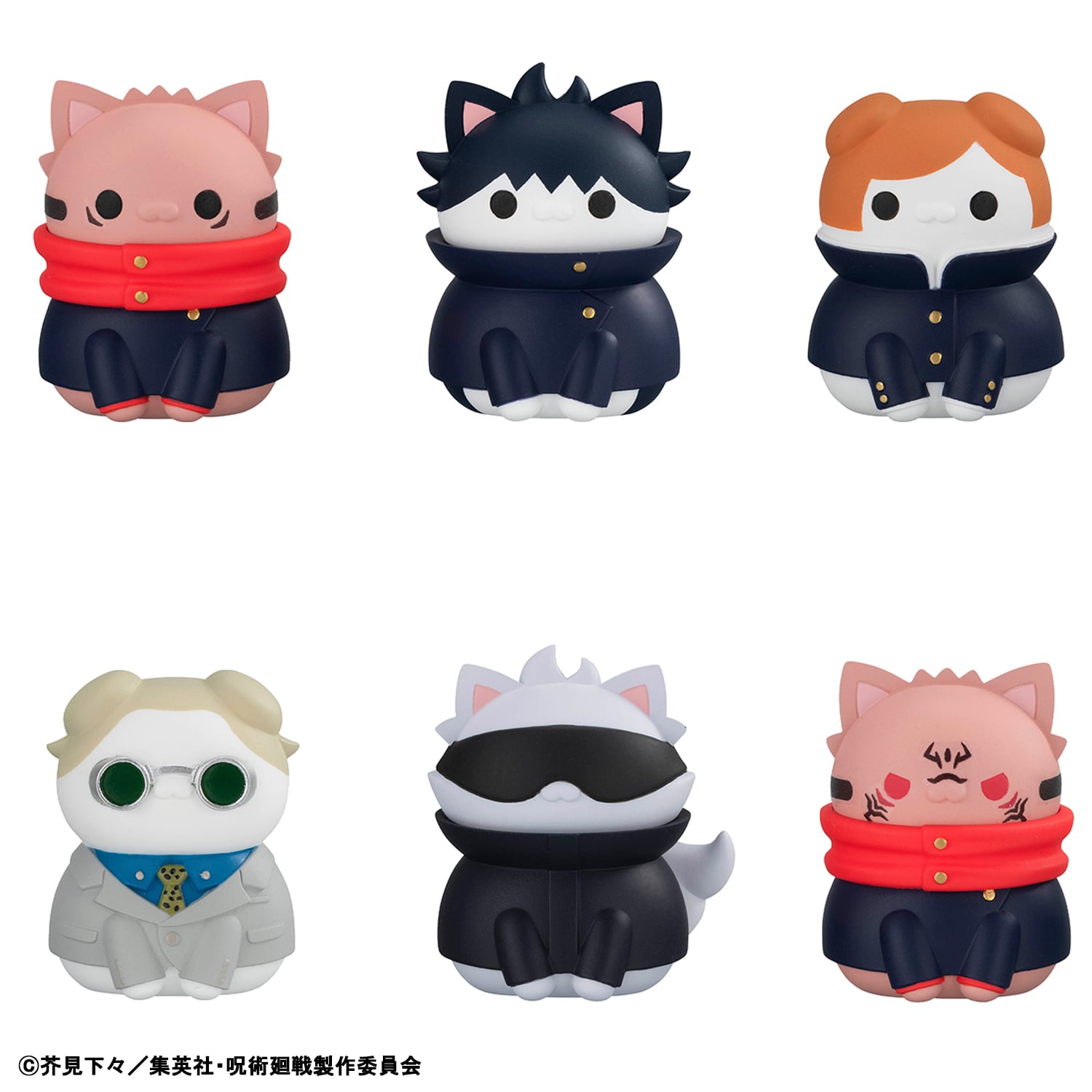Jujutsu Kaisen Mega Cat Project Jujutsu Cats (Shibuya Incident Ver.) Box of 8 Random Figures (Reissue) Gallery Image 3