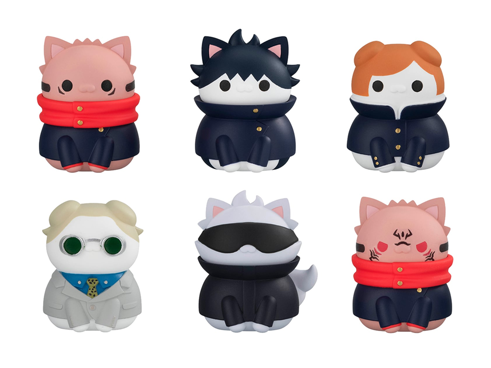 Jujutsu Kaisen Mega Cat Project Jujutsu Cats (Shibuya Incident Ver.) Box of 8 Random Figures (Reissue) Gallery Image 1