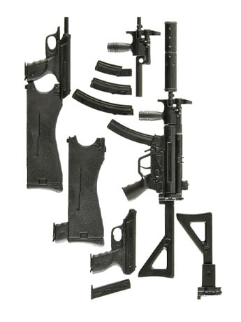 Little Armory x Gunslinger Girl LA-GG03 Glaes MP5 VP70 Type 1/12