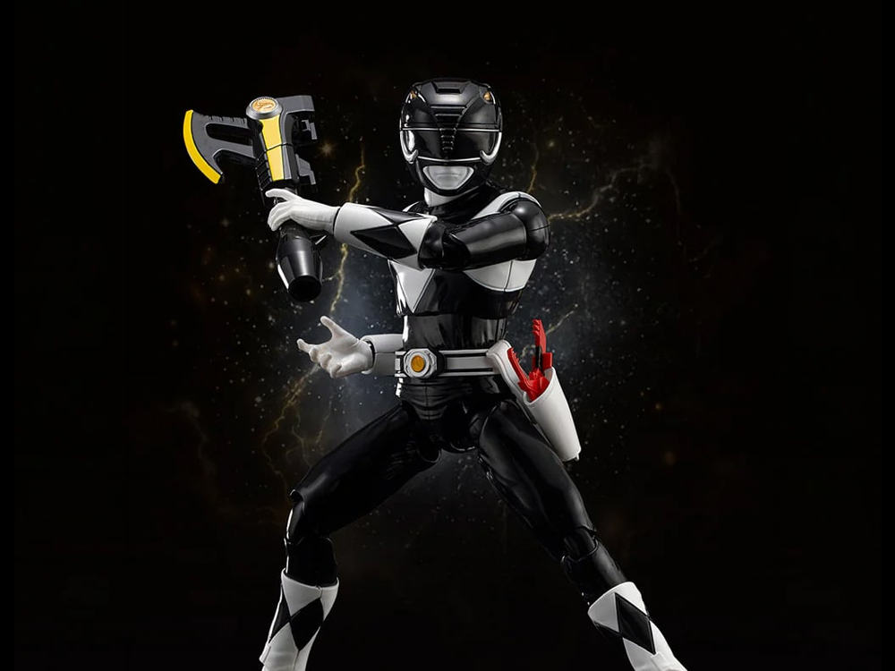 Mighty Morphin Power Rangers Furai Action Black Ranger Action Figure Gallery Image 1