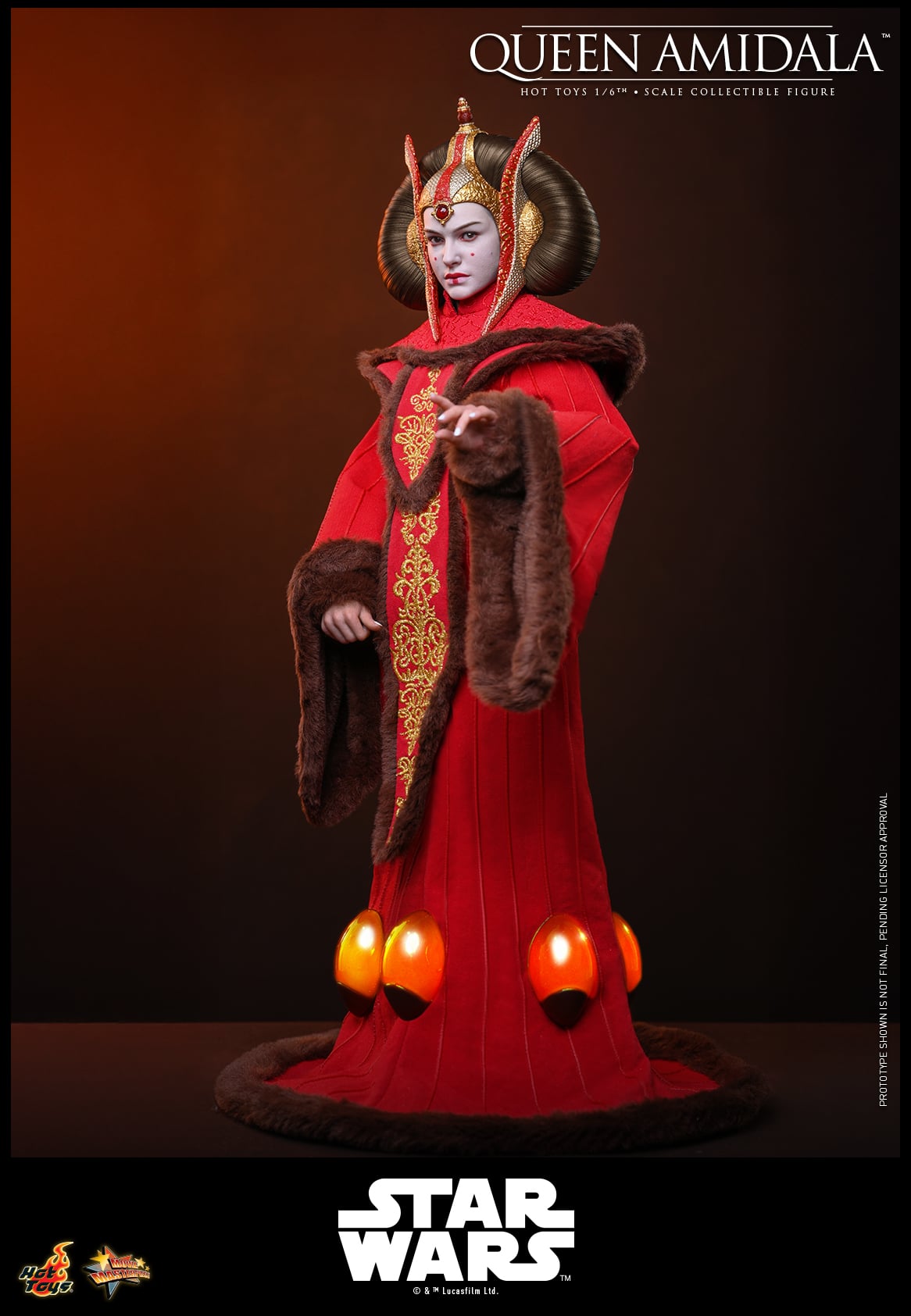 Star Wars: The Phantom Menace MMS883 Queen Amidala 1/6th Scale Collectible Figure Gallery Image 6