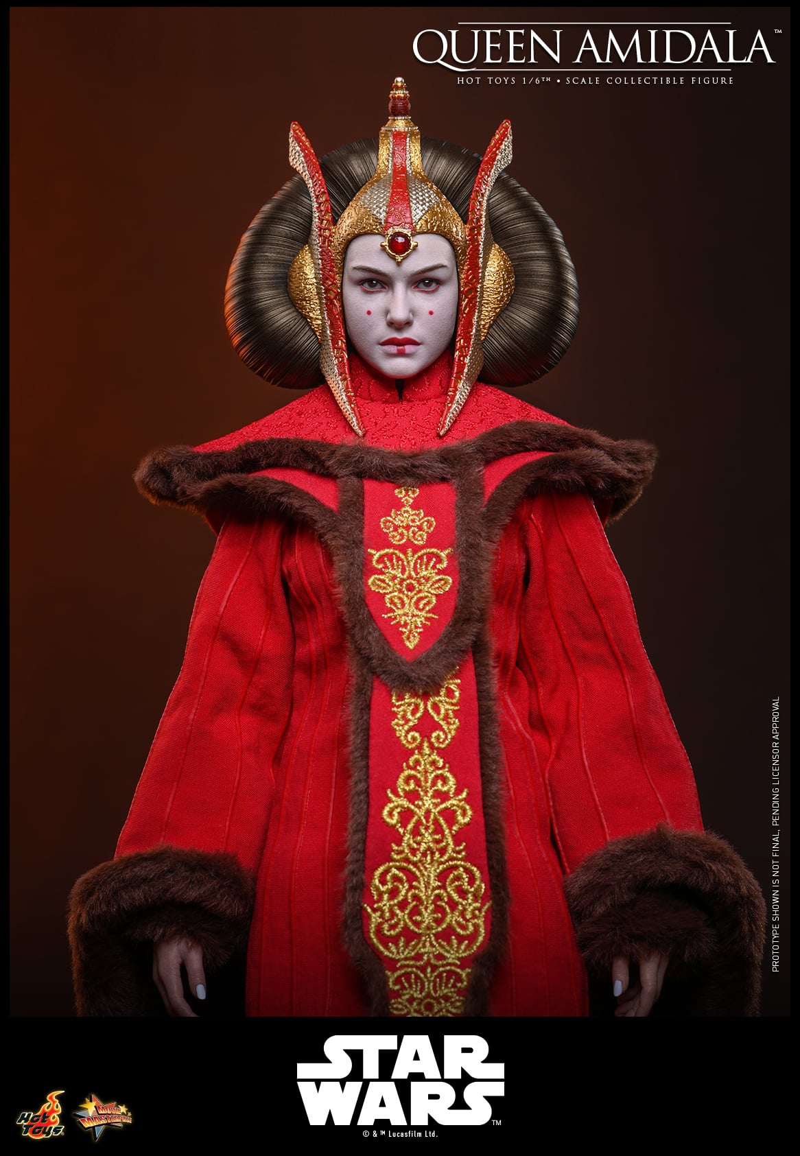 Star Wars: The Phantom Menace MMS883 Queen Amidala 1/6th Scale Collectible Figure Gallery Image 8