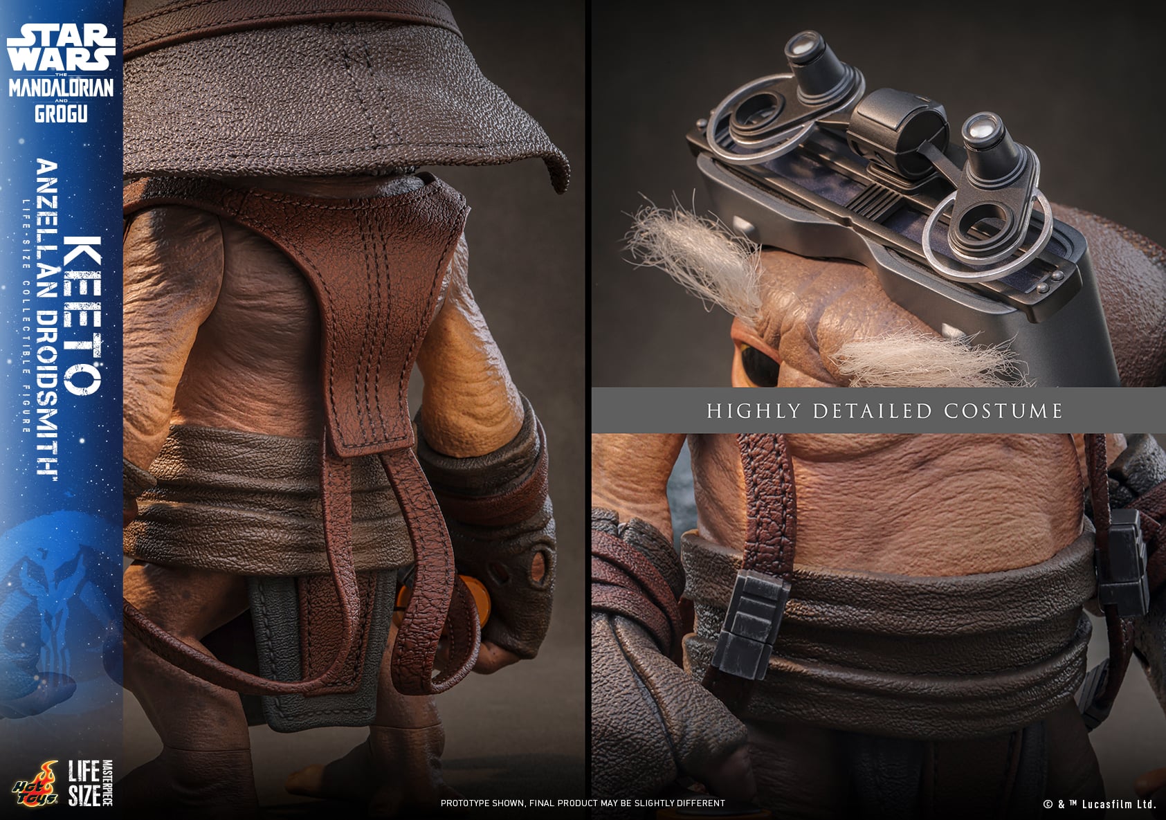 Star Wars: The Mandalorian and Grogu LMS018 Keeto (Anzellan Droidsmith) Life-Size Collectible Figure Gallery Image 14