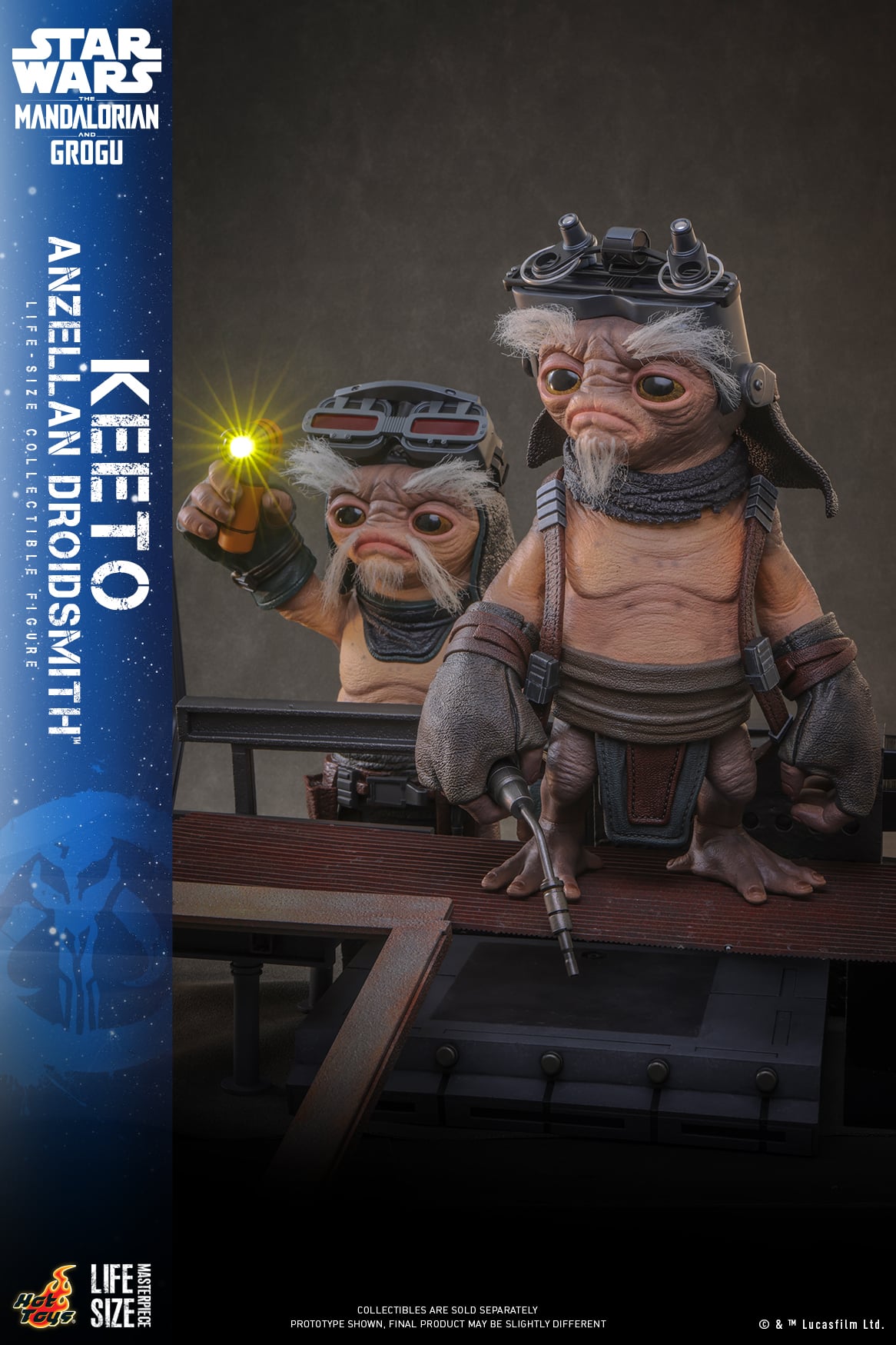 Star Wars: The Mandalorian and Grogu LMS018 Keeto (Anzellan Droidsmith) Life-Size Collectible Figure Gallery Image 7