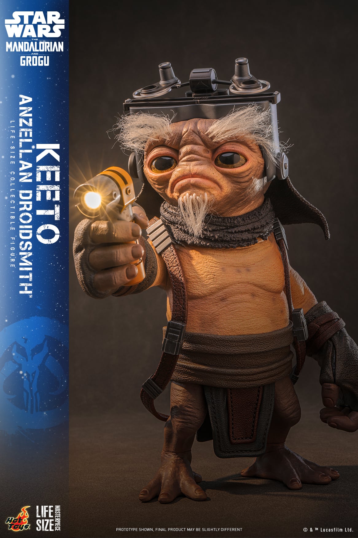 Star Wars: The Mandalorian and Grogu LMS018 Keeto (Anzellan Droidsmith) Life-Size Collectible Figure Gallery Image 5