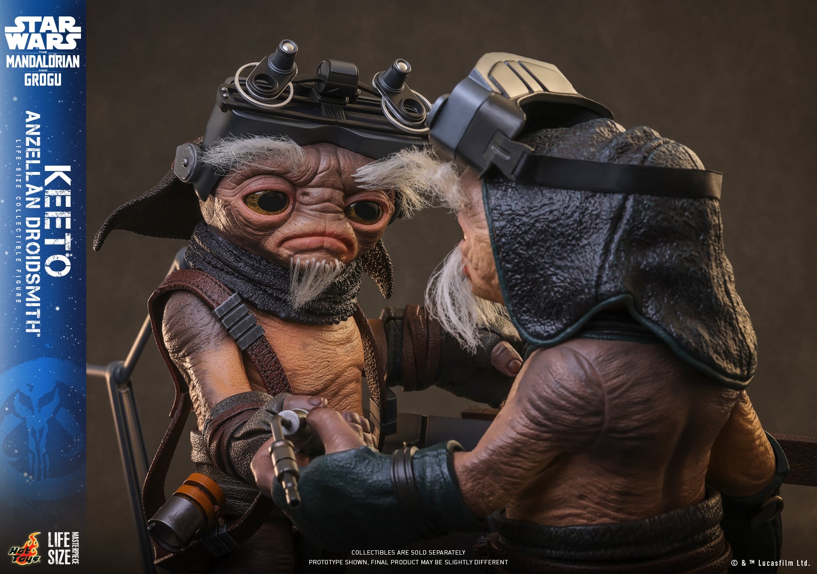 Star Wars: The Mandalorian and Grogu LMS018 Keeto (Anzellan Droidsmith) Life-Size Collectible Figure Gallery Image 11