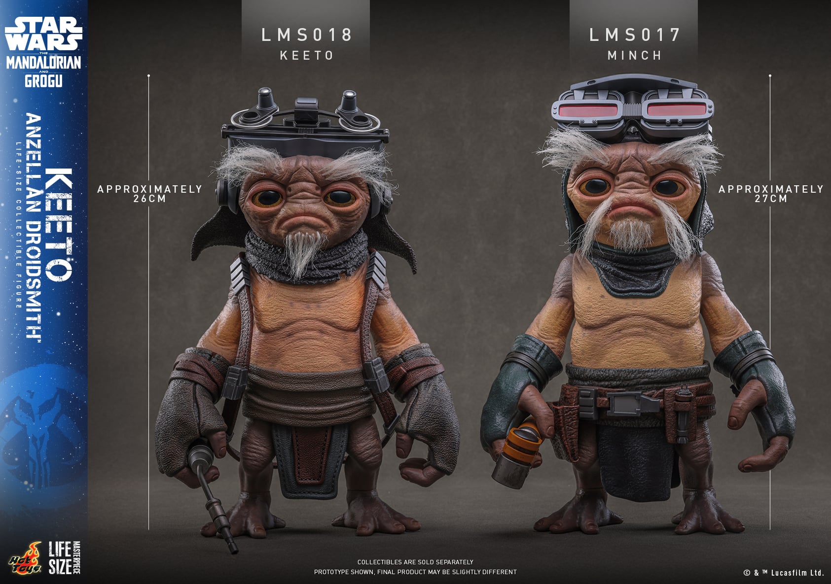 Star Wars: The Mandalorian and Grogu LMS018 Keeto (Anzellan Droidsmith) Life-Size Collectible Figure Gallery Image 16